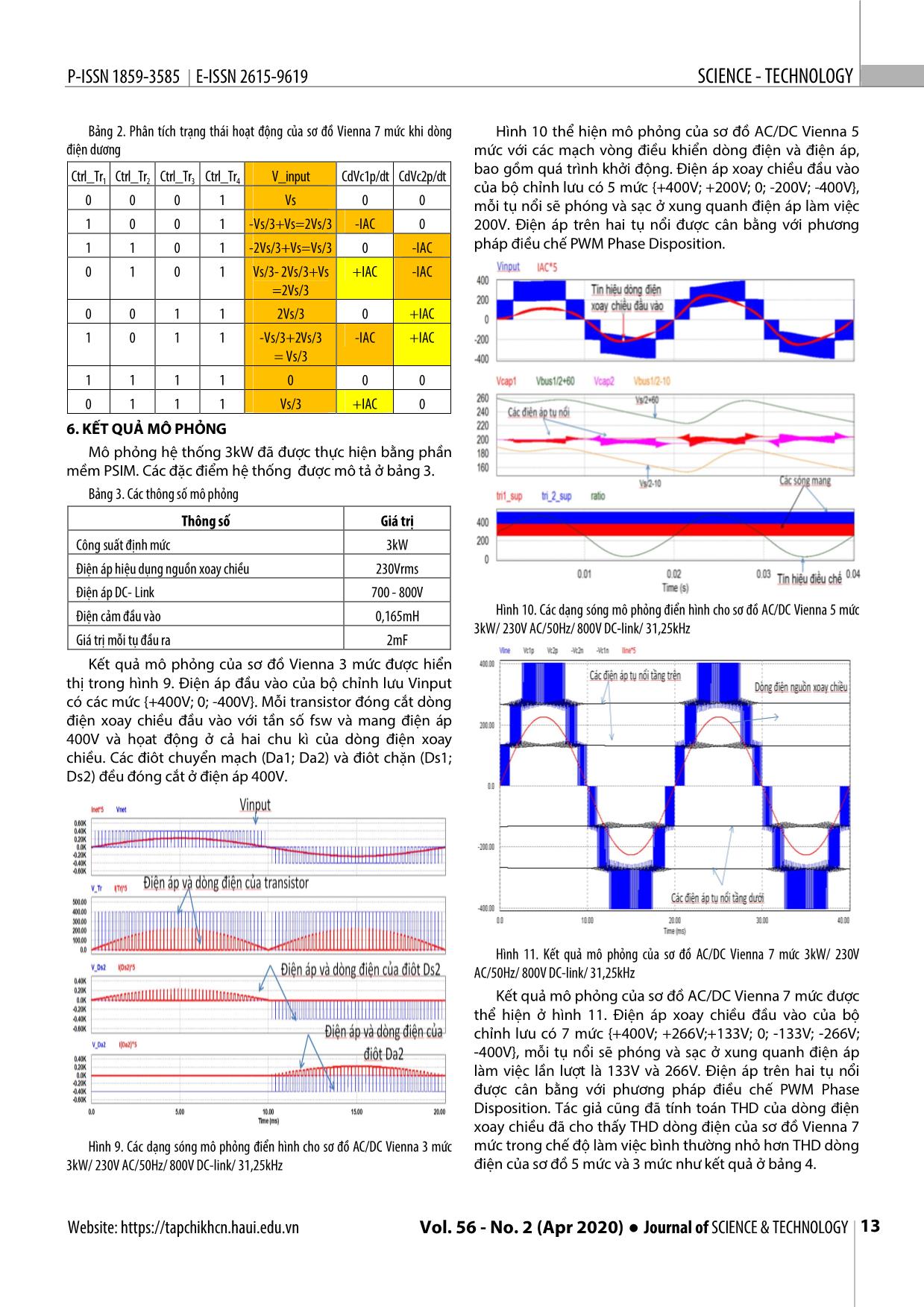 Đánh giá về các bộ vienna đa mức một pha và đề xuất sơ đồ vienna 7 mức cho các ứng dụng PFC AC/DC trang 5
