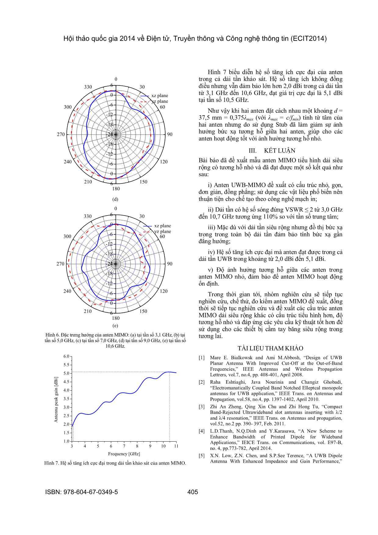 Đề xuất anten UWB - MIMO có cấu trúc tiểu hình trang 4