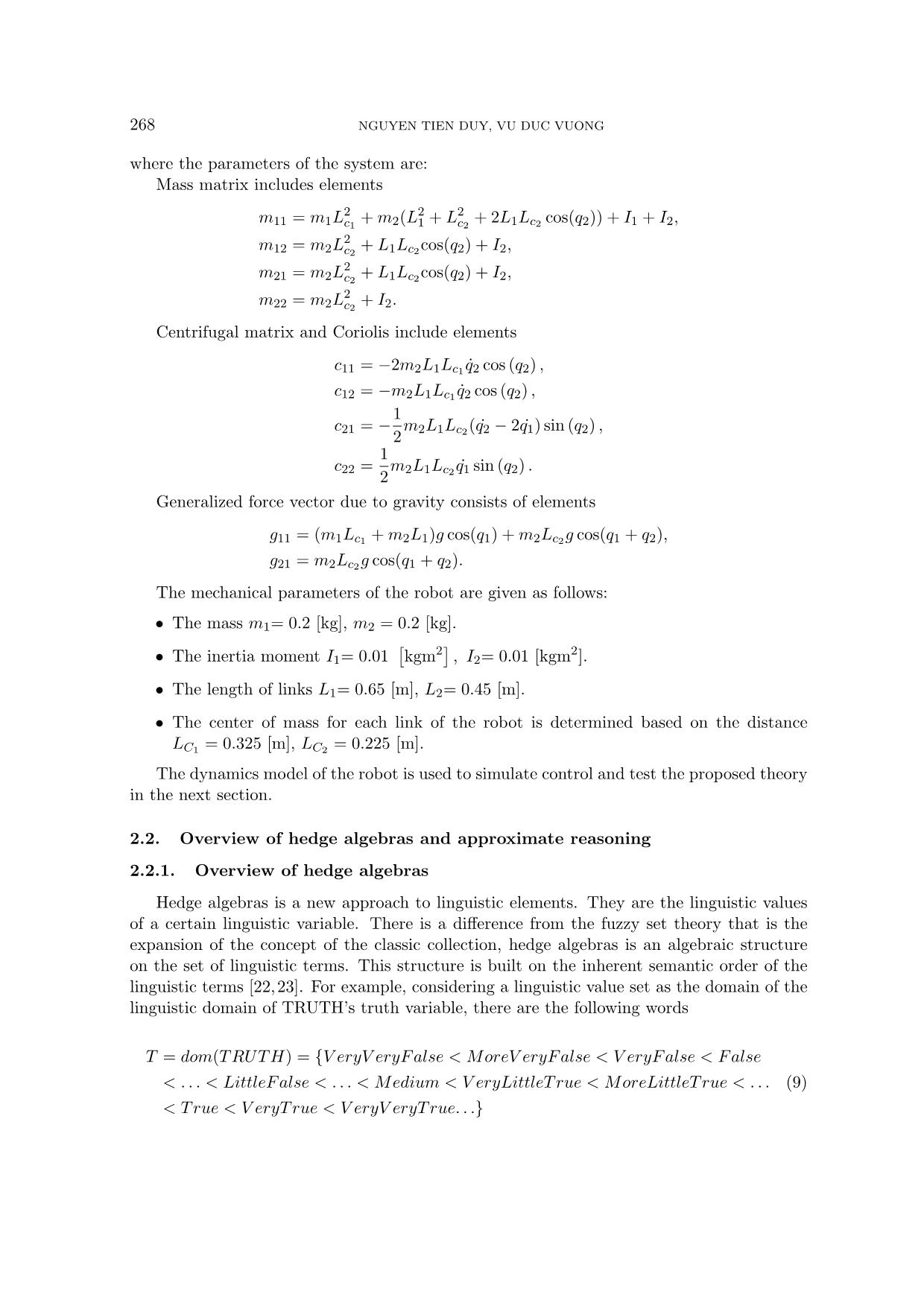 Designing hedge algebraic controller and optimizing by genetic algorithm for serial robots adhering trajectories trang 4