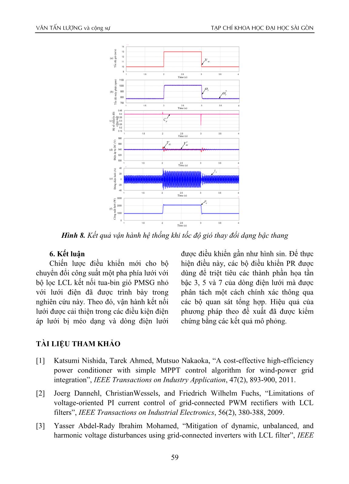 Điều khiển hệ thống tua-bin gió công suất nhỏ máy phát pmsg trong trường hợp méo dạng điện áp lưới trang 9