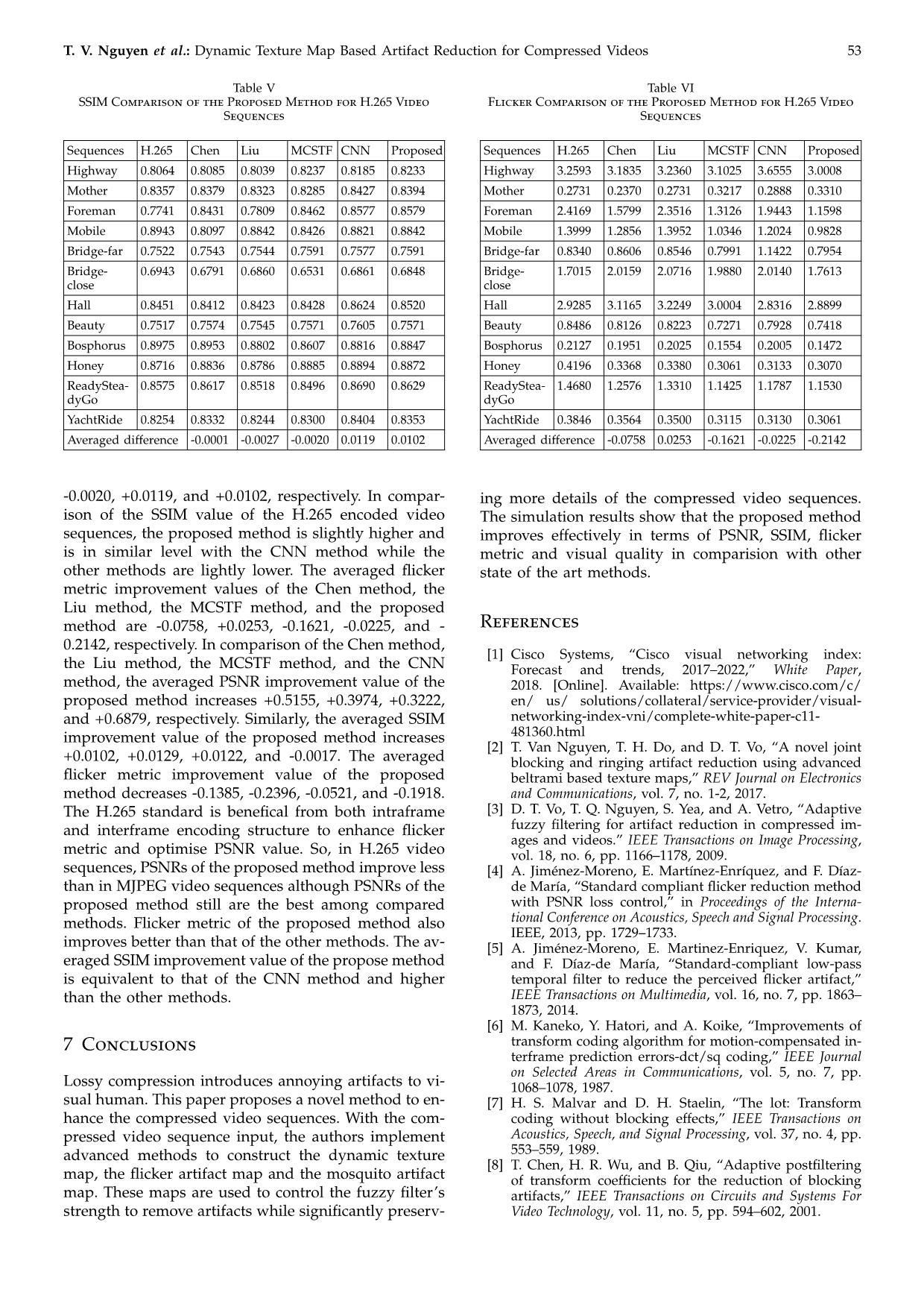 Dynamic texture map based artifact reduction for compressed videos trang 9