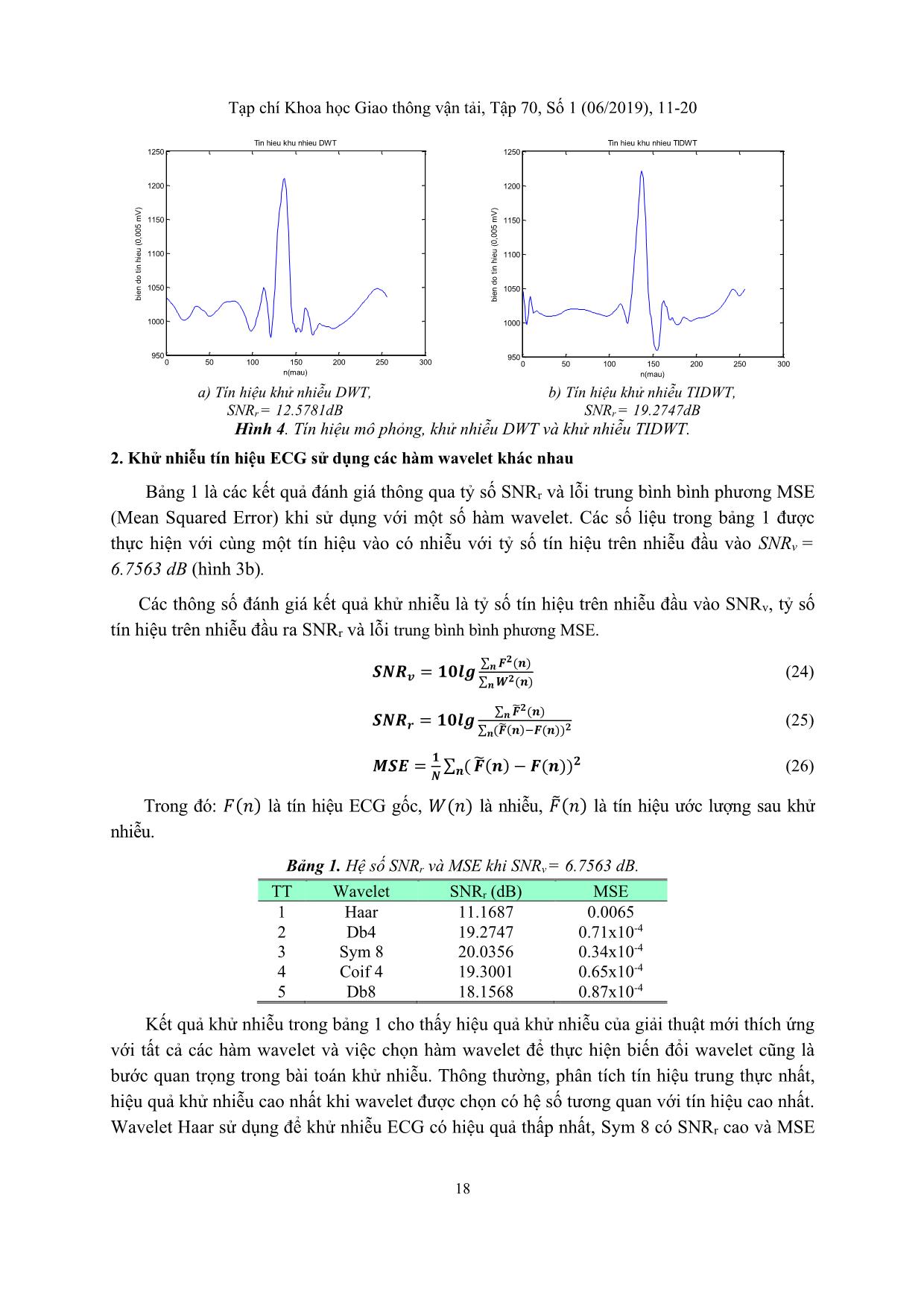 Electrocardiography signal denoising using translation invariant wavelet threshold algorithm trang 8