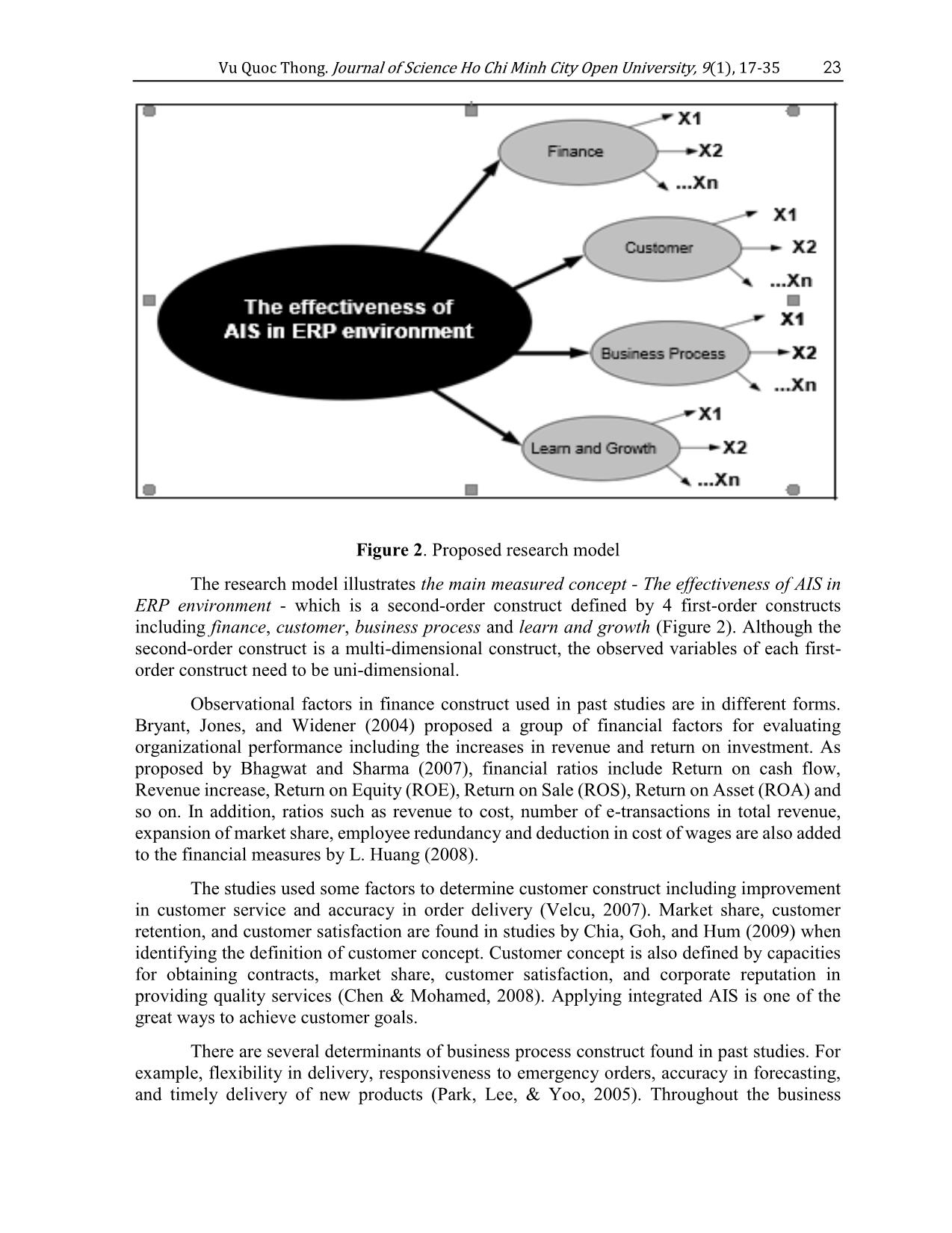 Evaluating the effectiveness of integrated accounting information Systems (AIS) in ERP environment of Vietnamese garment companies trang 7