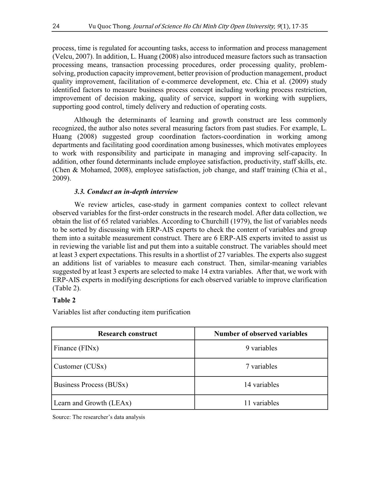 Evaluating the effectiveness of integrated accounting information Systems (AIS) in ERP environment of Vietnamese garment companies trang 8