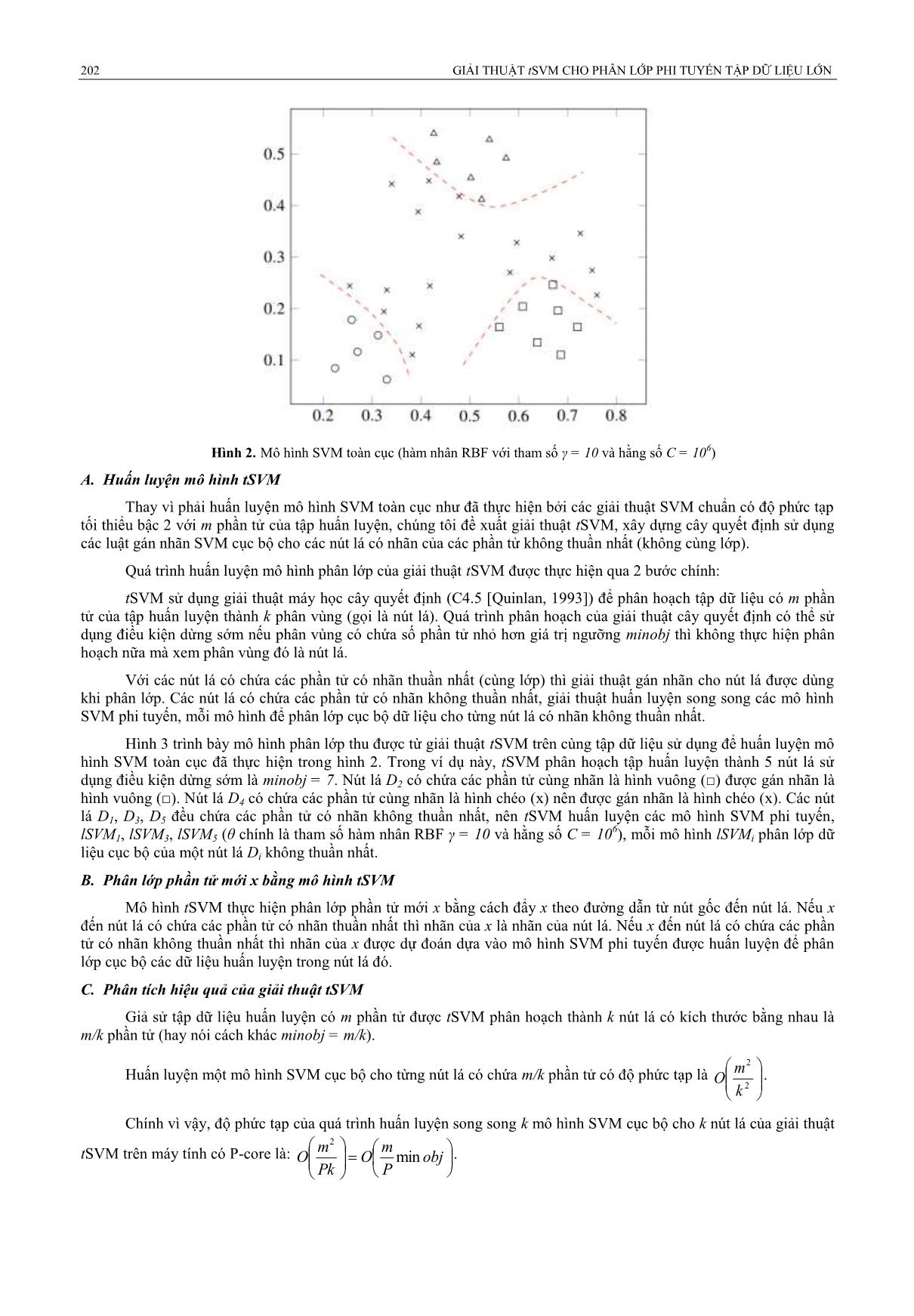 Giải thuật tSVM cho phân lớp phi tuyến tập dữ liệu lớn trang 3