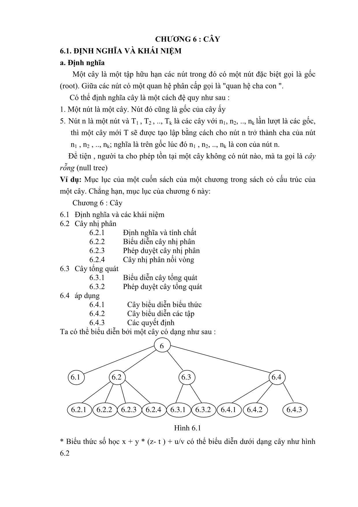 Giáo trình Cấu trúc dữ liệu và giải thuật (Phần 2) trang 1