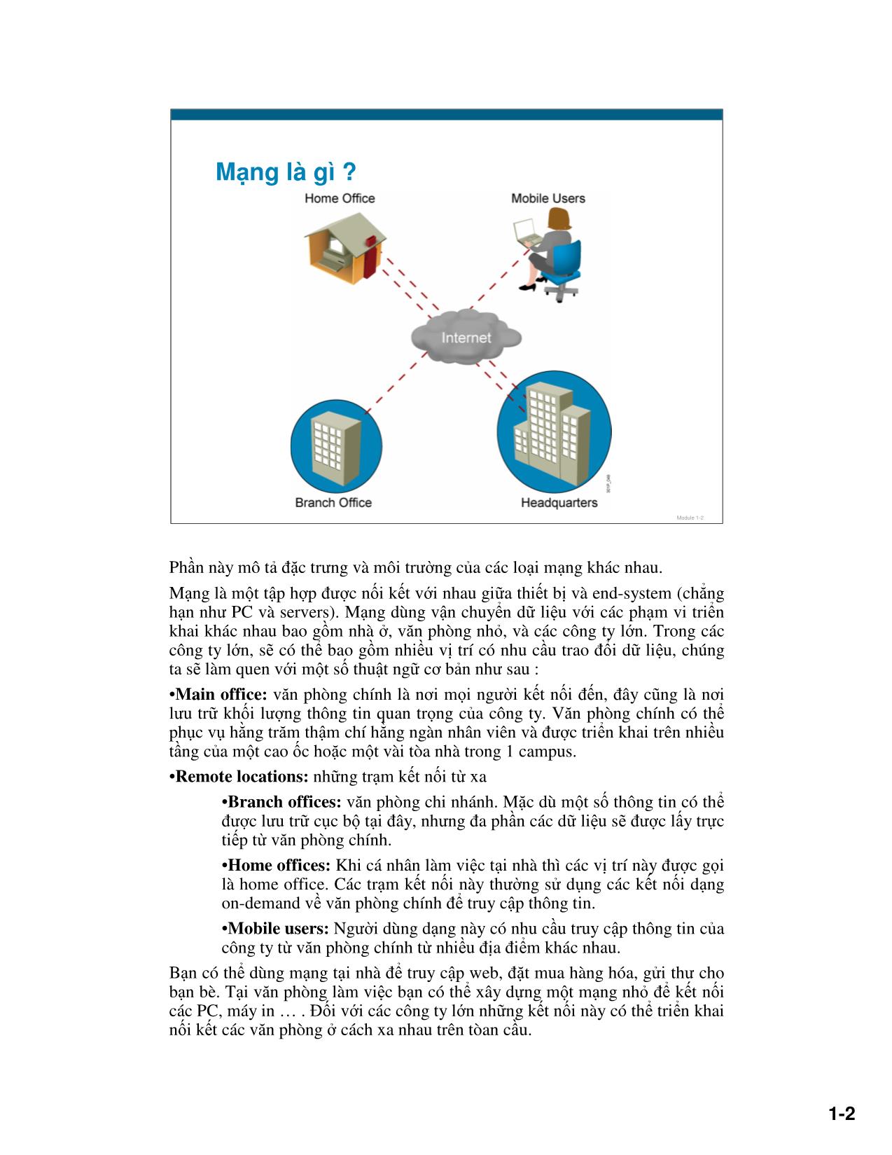 Giáo trình CCNA - Học kỳ I trang 6