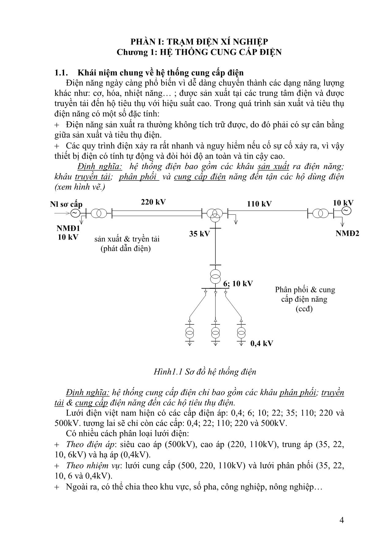 Giáo trình Cung cấp điện mỏ trang 5