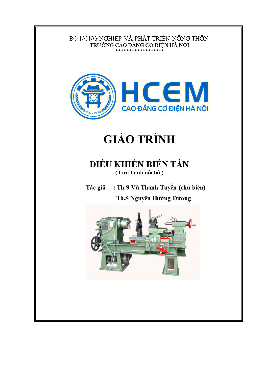 Giáo trình Điện khiển biến tần trang 1