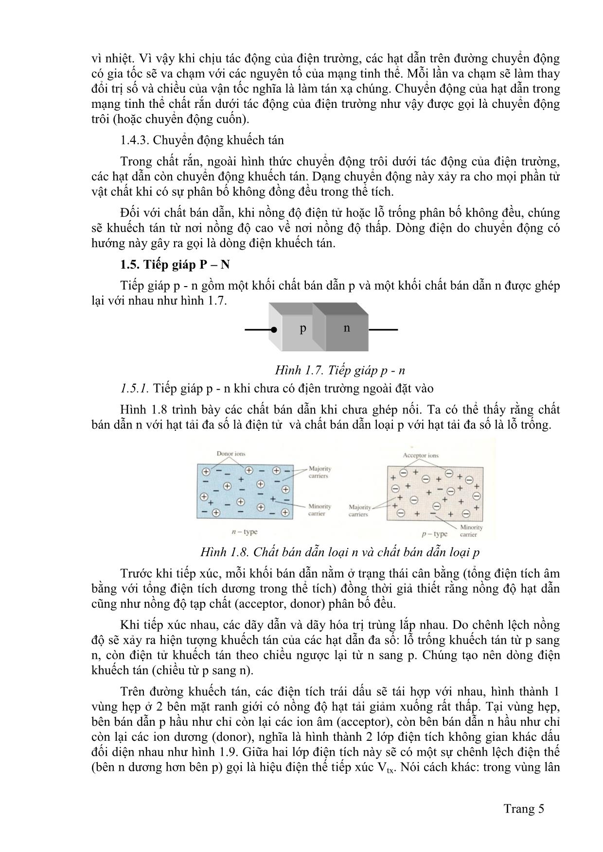 Giáo trình Điện tử cơ bản (Phần 1) trang 10