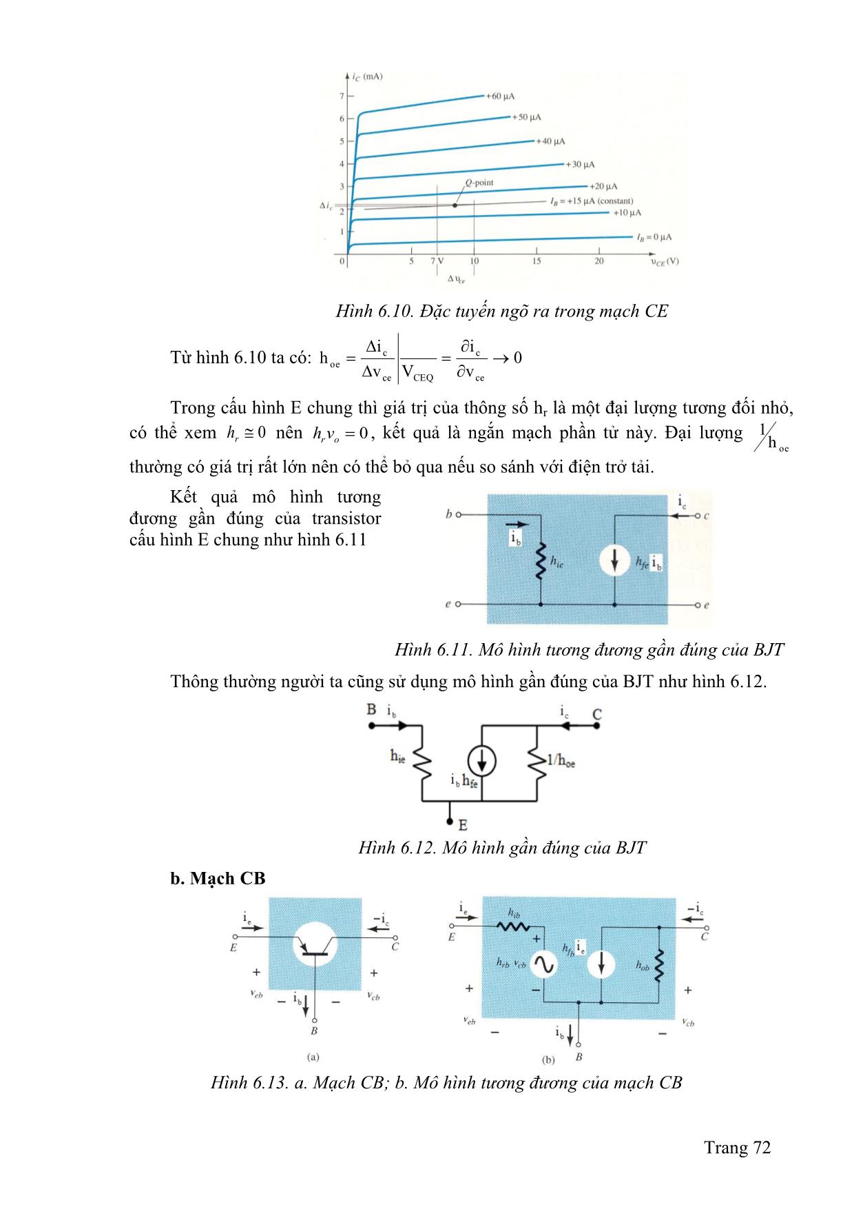 Giáo trình Điện tử cơ bản (Phần 2) trang 6