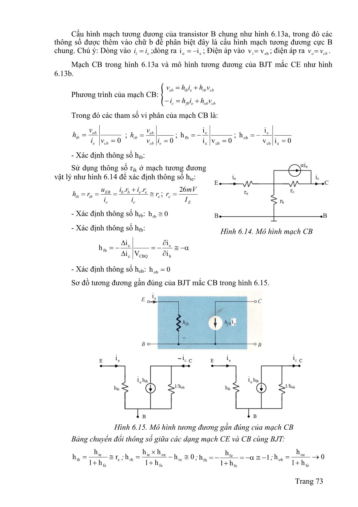 Giáo trình Điện tử cơ bản (Phần 2) trang 7