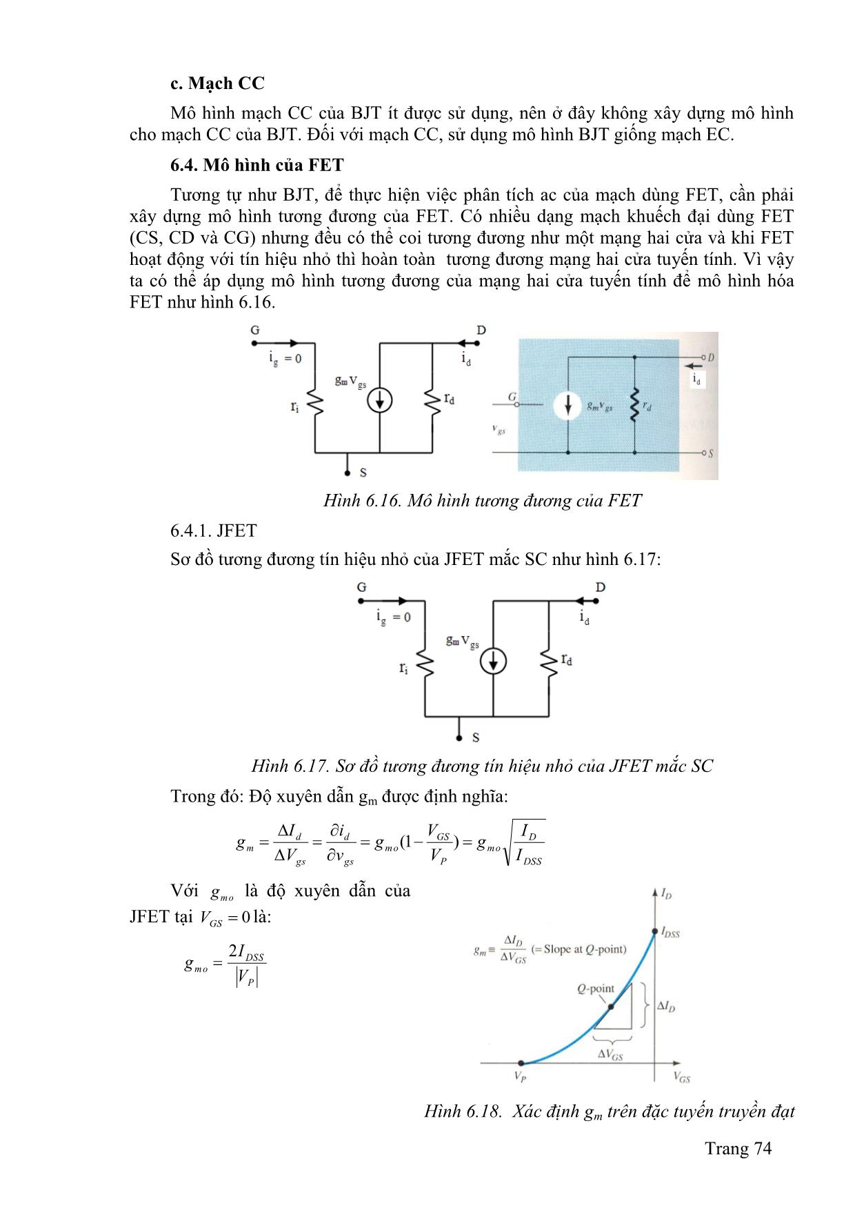 Giáo trình Điện tử cơ bản (Phần 2) trang 8