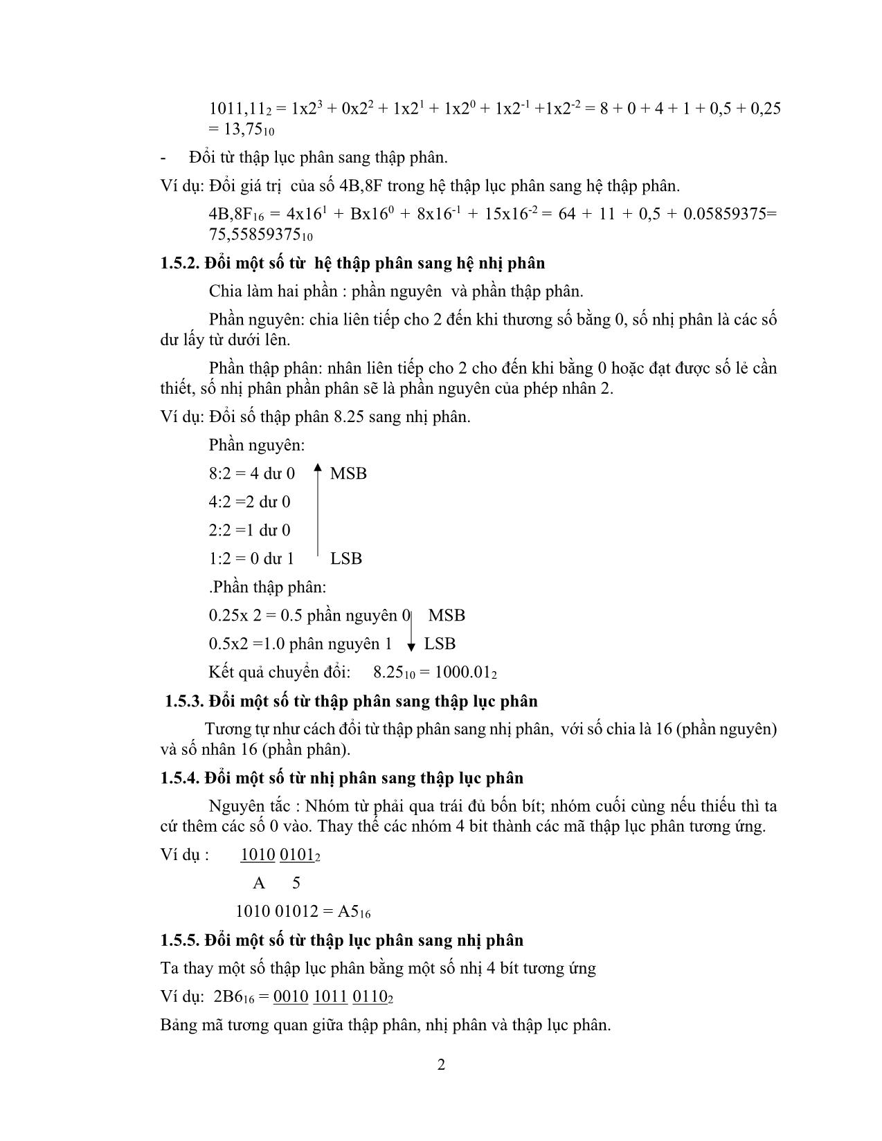 Giáo trình Điện tử số (Phần 1) trang 6