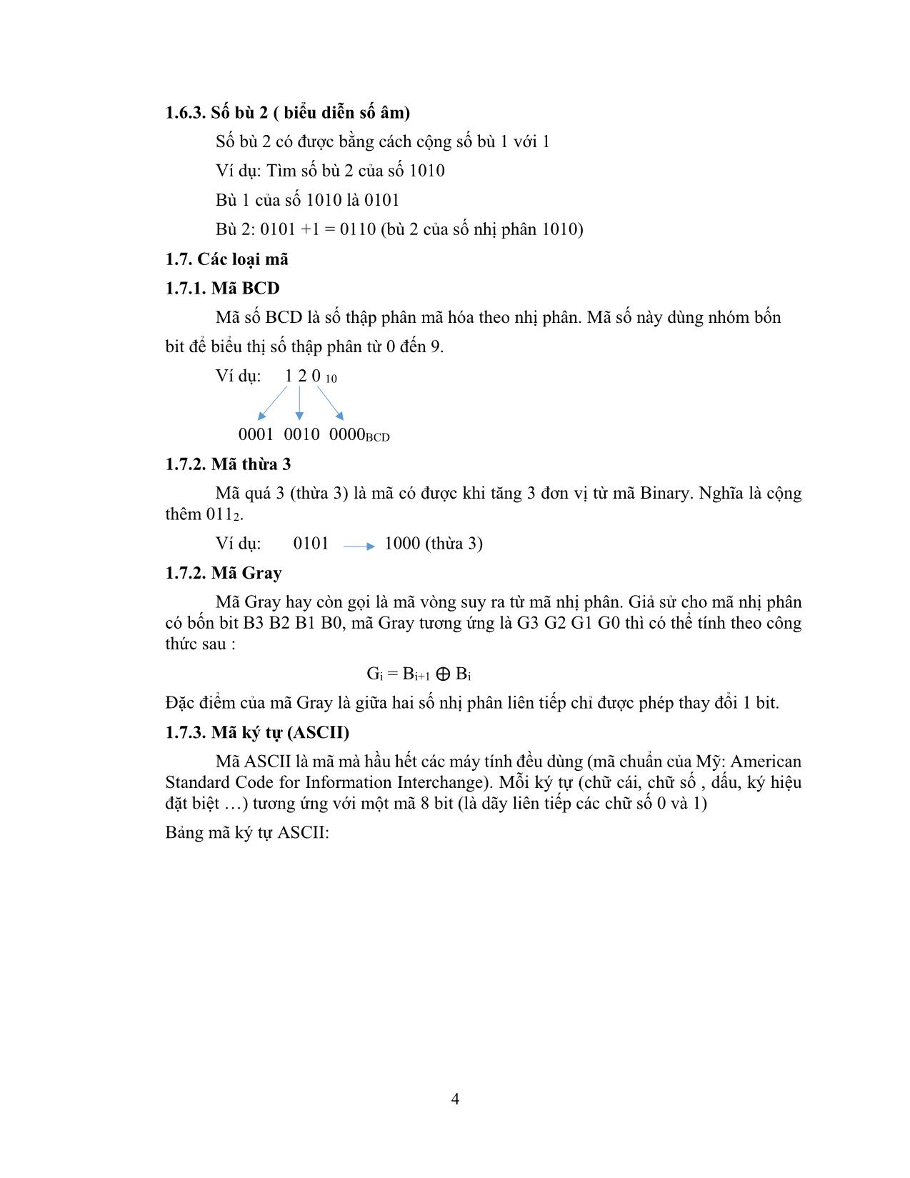 Giáo trình Điện tử số (Phần 1) trang 8