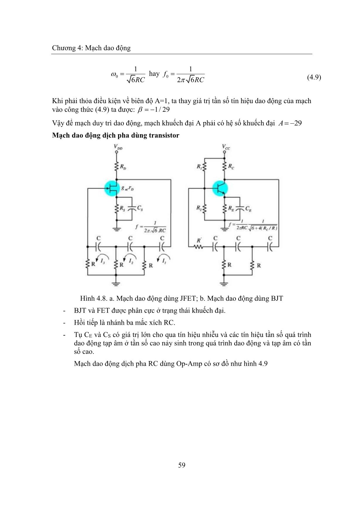 Giáo trình Điện tử thông tin (Phần 2) trang 8