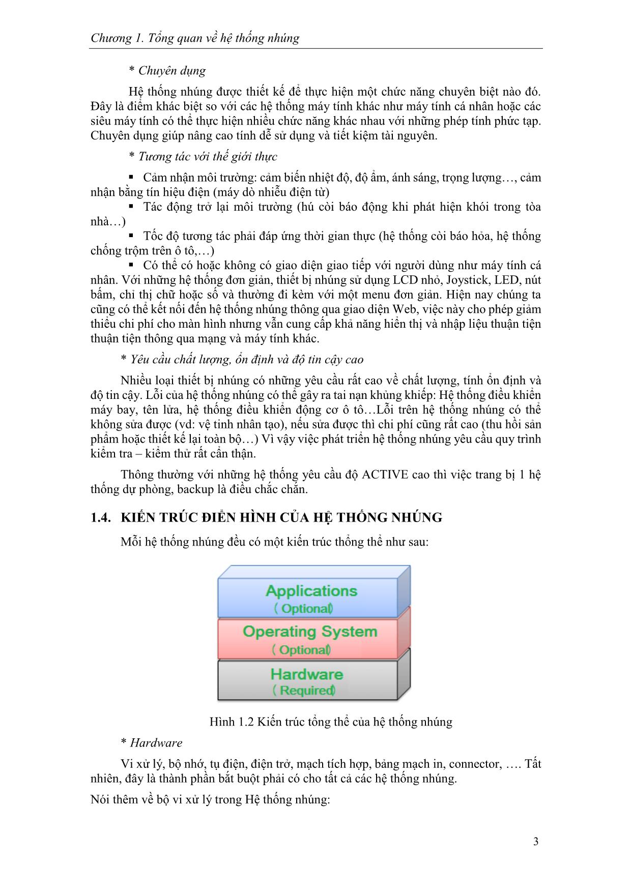 Giáo trình Hệ thống nhúng (Phần 1) trang 7