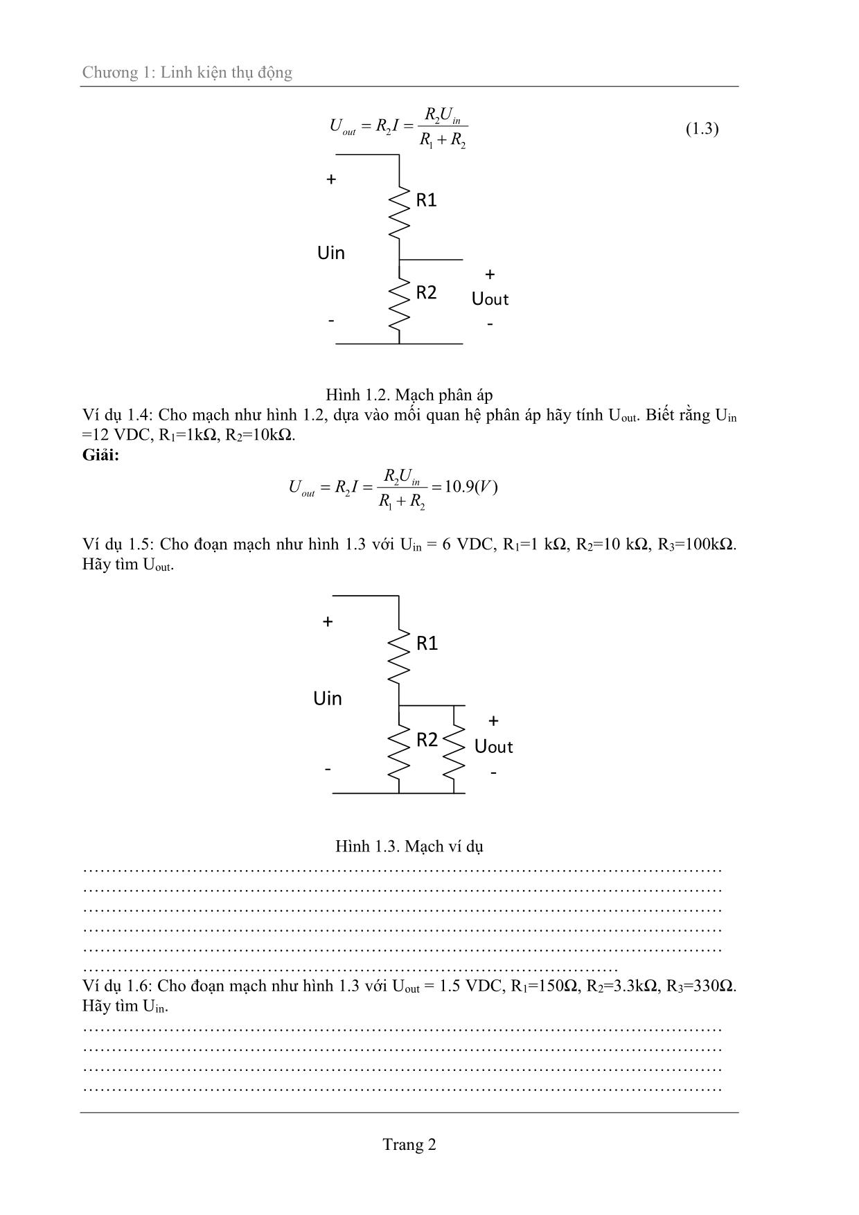 Giáo trình Kỹ thuật điện tử (Phần 1) trang 8