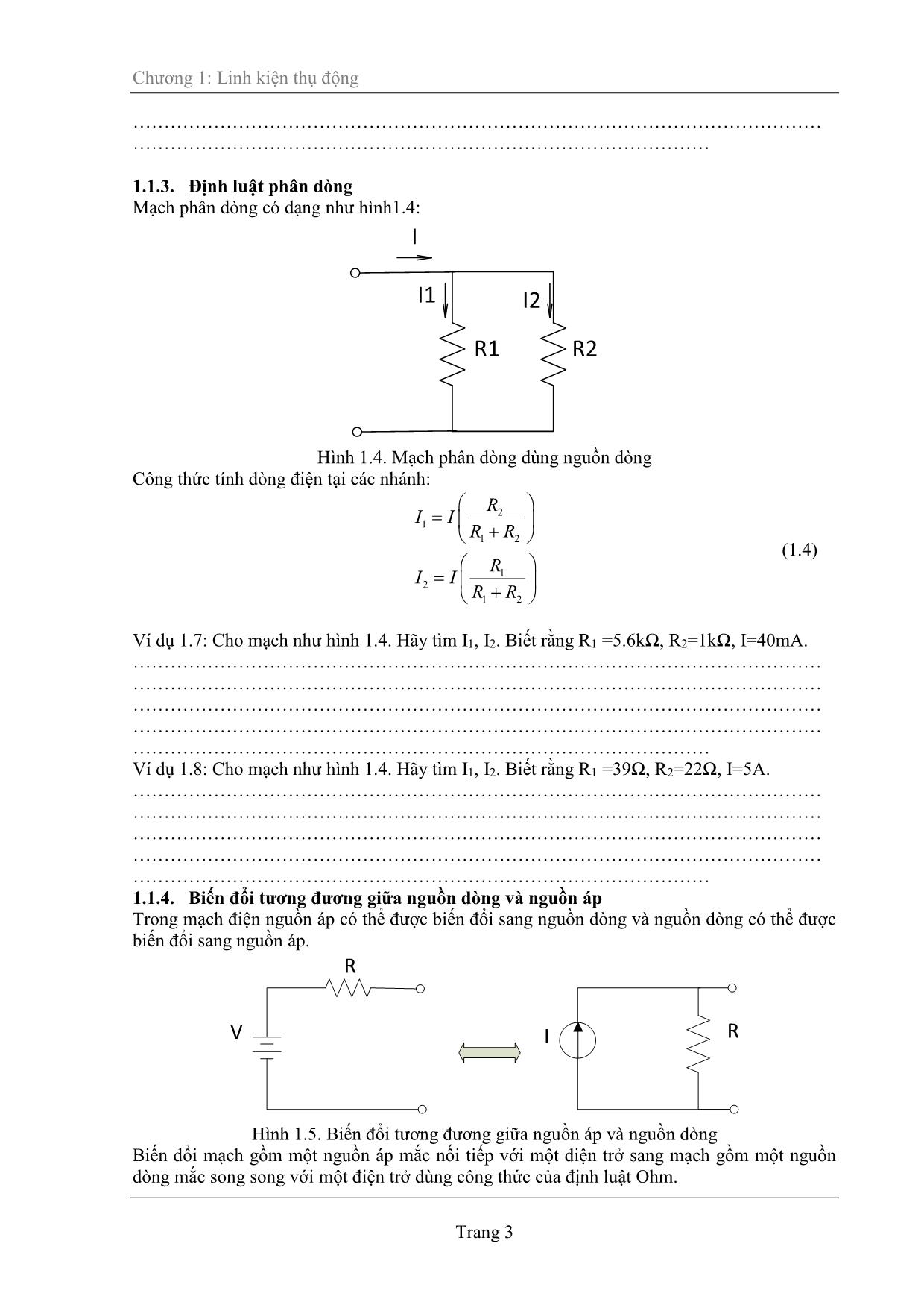 Giáo trình Kỹ thuật điện tử (Phần 1) trang 9