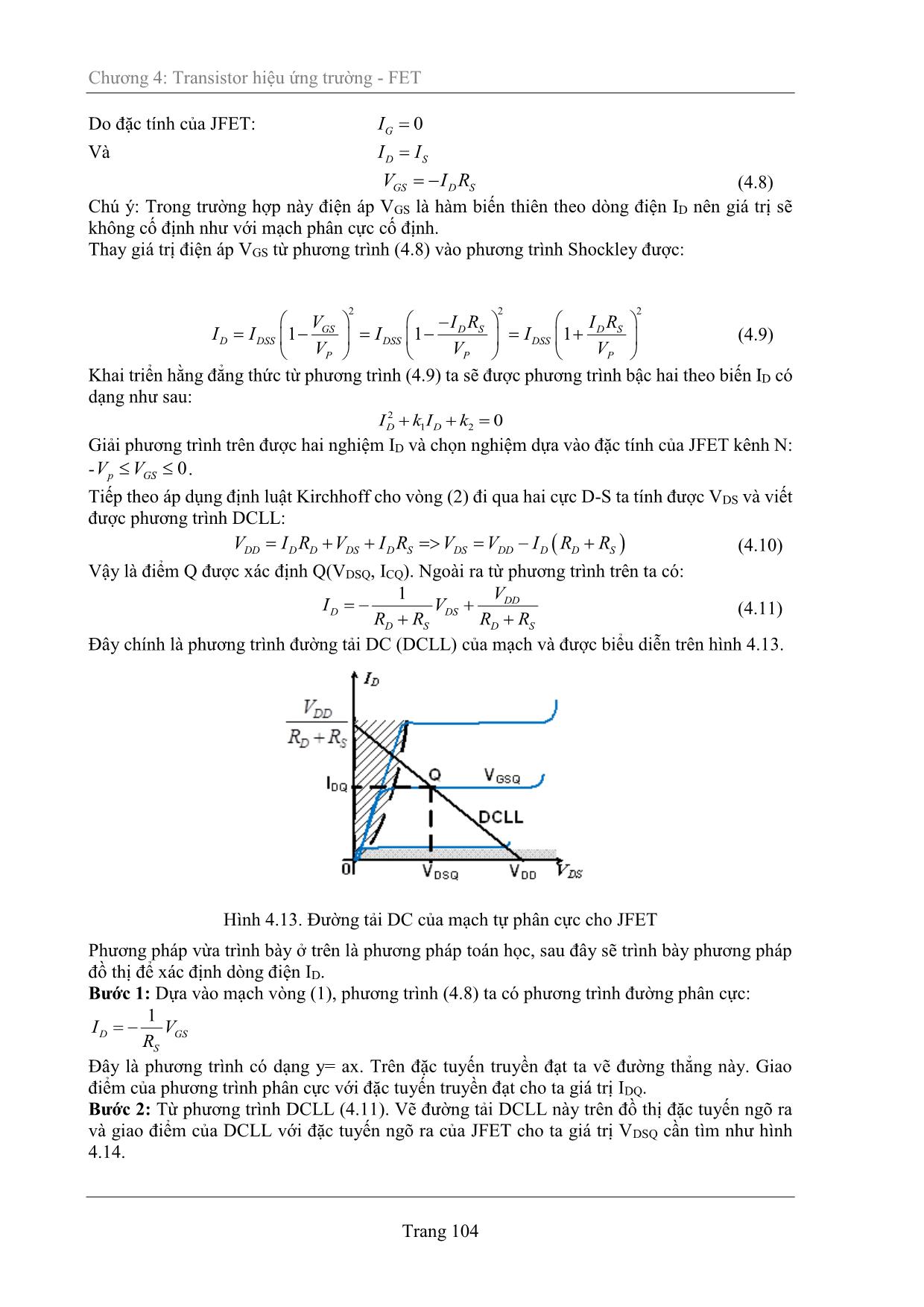Giáo trình Kỹ thuật điện tử (Phần 2) trang 8