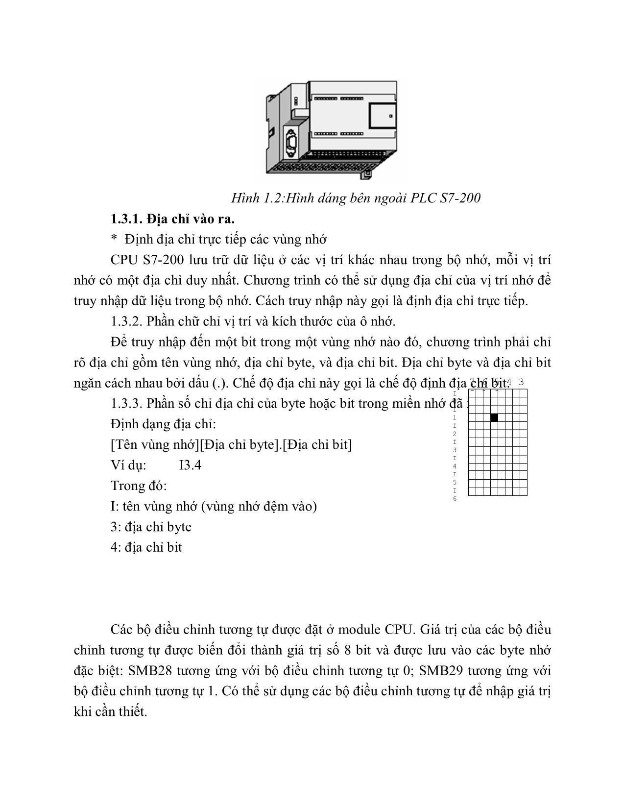 Giáo trình Kỹ thuật lập trình PLC trang 10