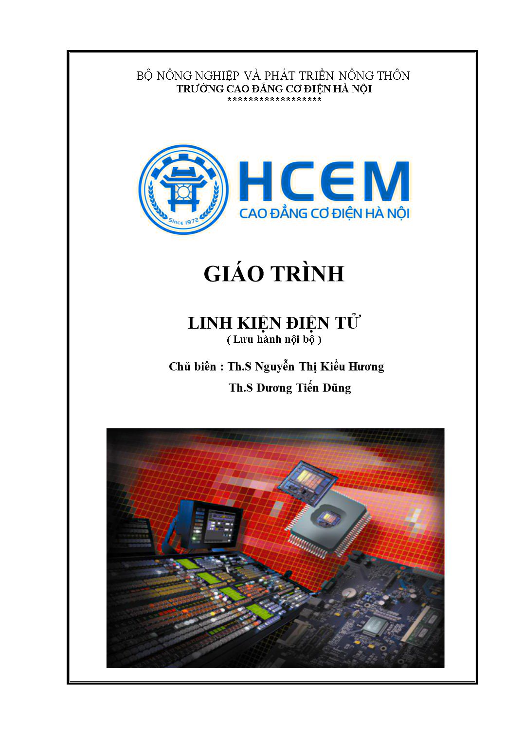 Giáo trình Linh kiện điện tử - Nguyễn Thị Kiều Hương trang 1