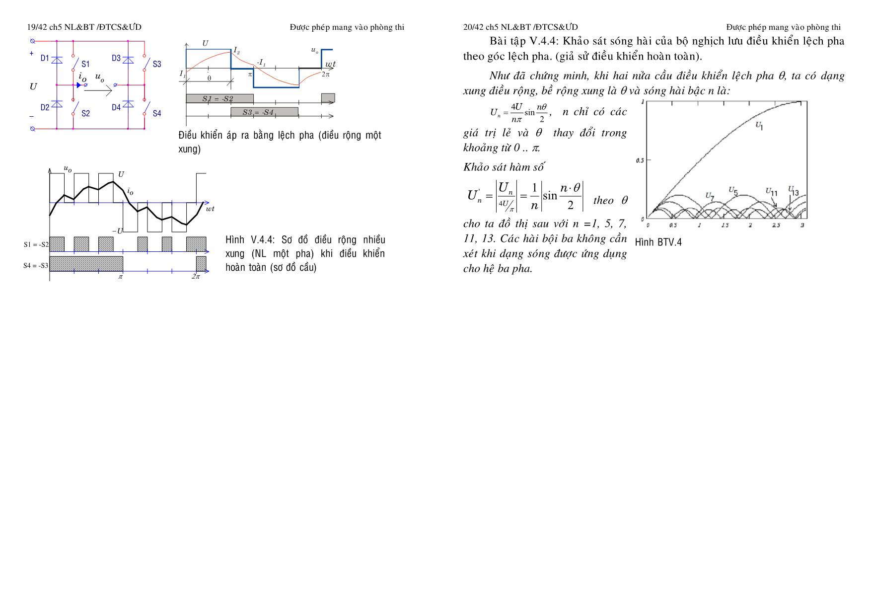 Giáo trình Mạch điện tử công suất và ứng dụng - Chương 5: Nghịch lưu độc lập và biến tần trang 10