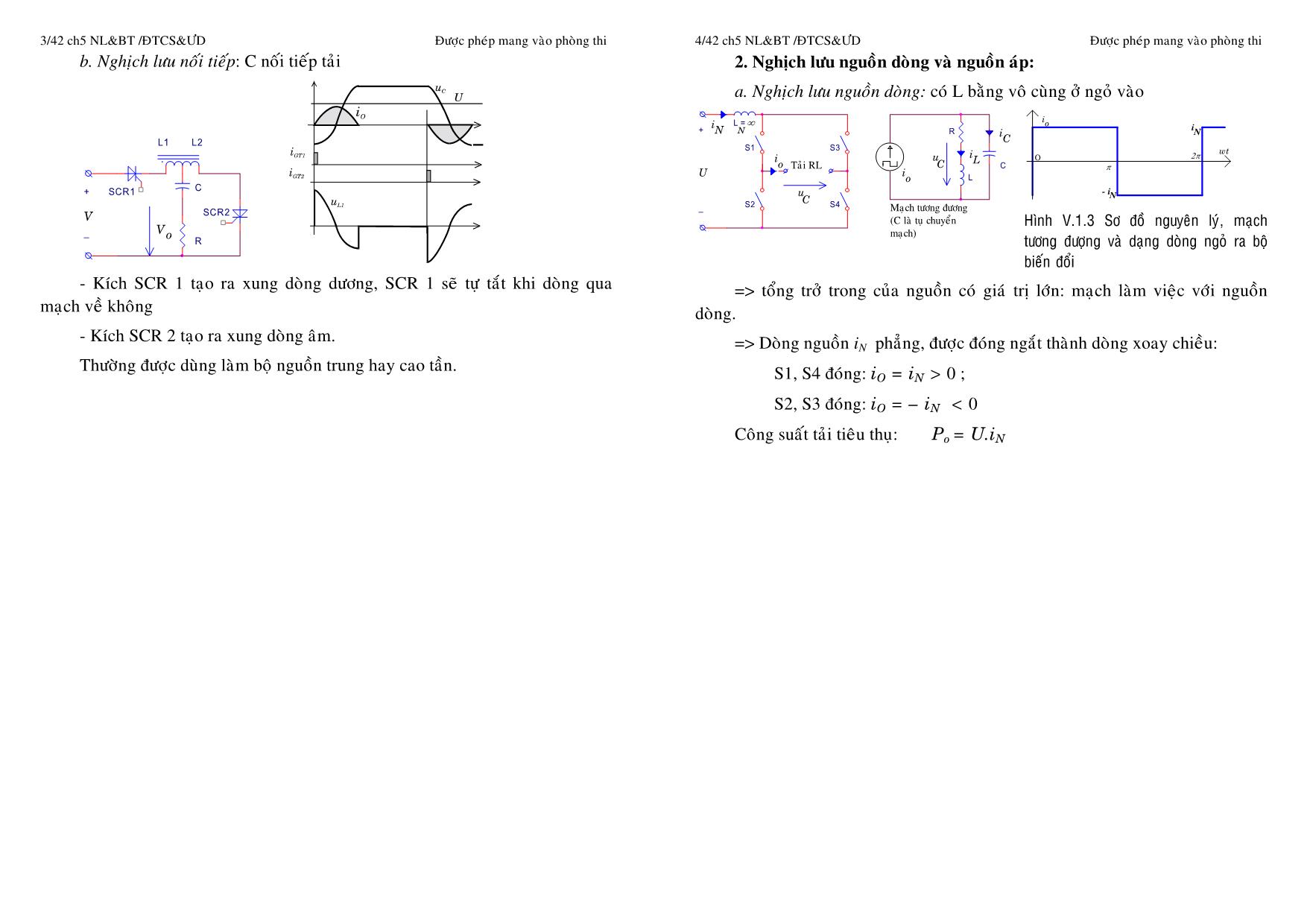 Giáo trình Mạch điện tử công suất và ứng dụng - Chương 5: Nghịch lưu độc lập và biến tần trang 2