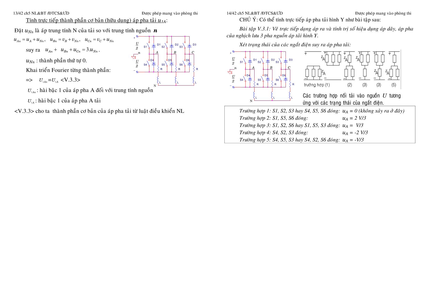 Giáo trình Mạch điện tử công suất và ứng dụng - Chương 5: Nghịch lưu độc lập và biến tần trang 7