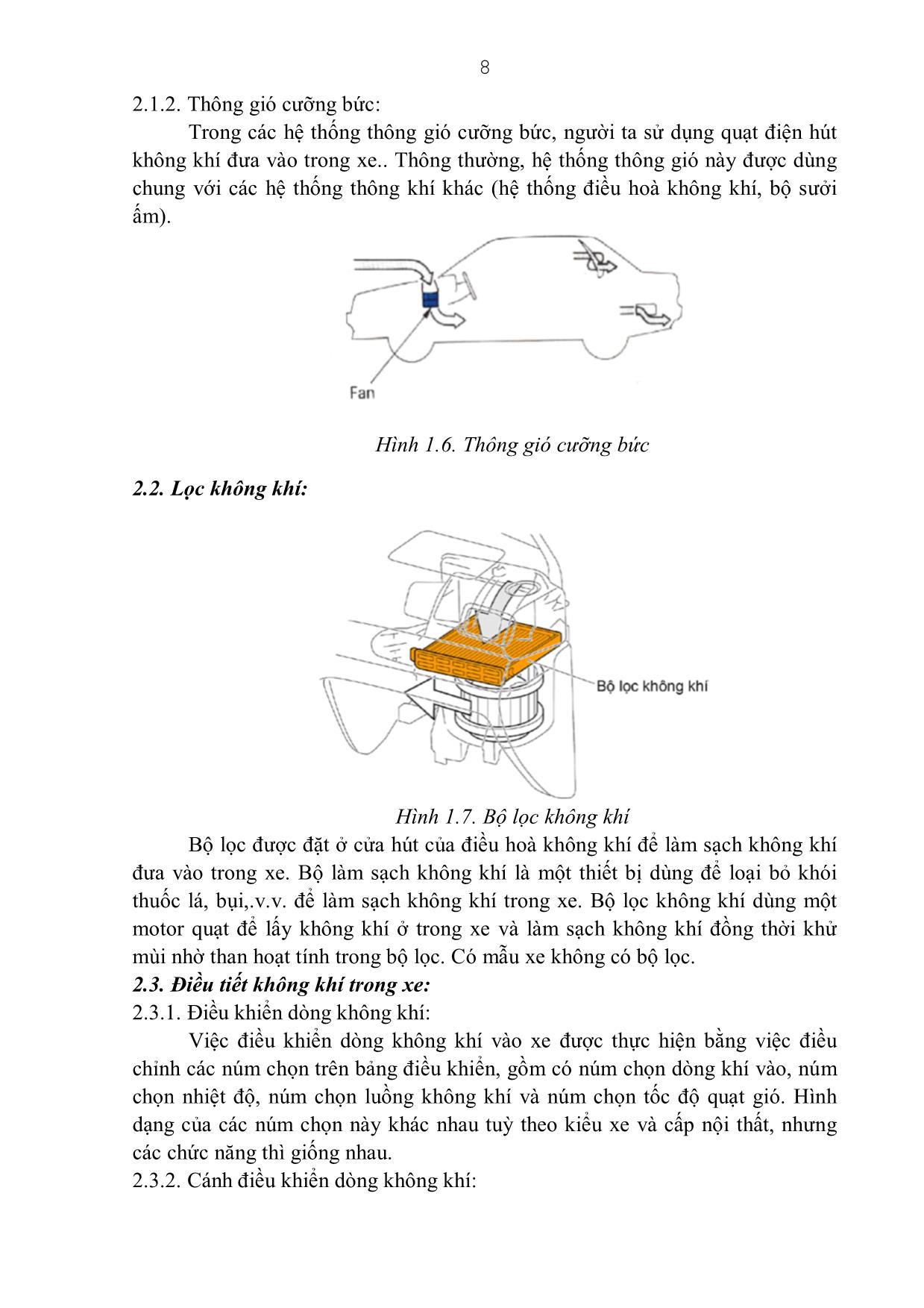 Giáo trình Mô đun Điều hòa không khí ô tô - Kỹ thuật máy lạnh và điều hòa không khí trang 9