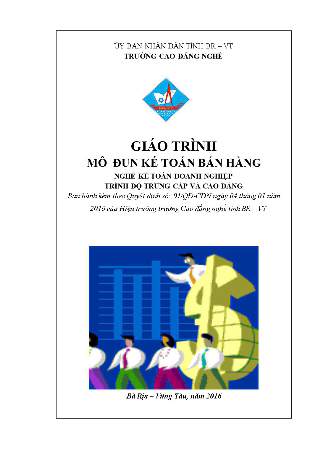 Giáo trình mô đun Kế toán bán hàng trang 1