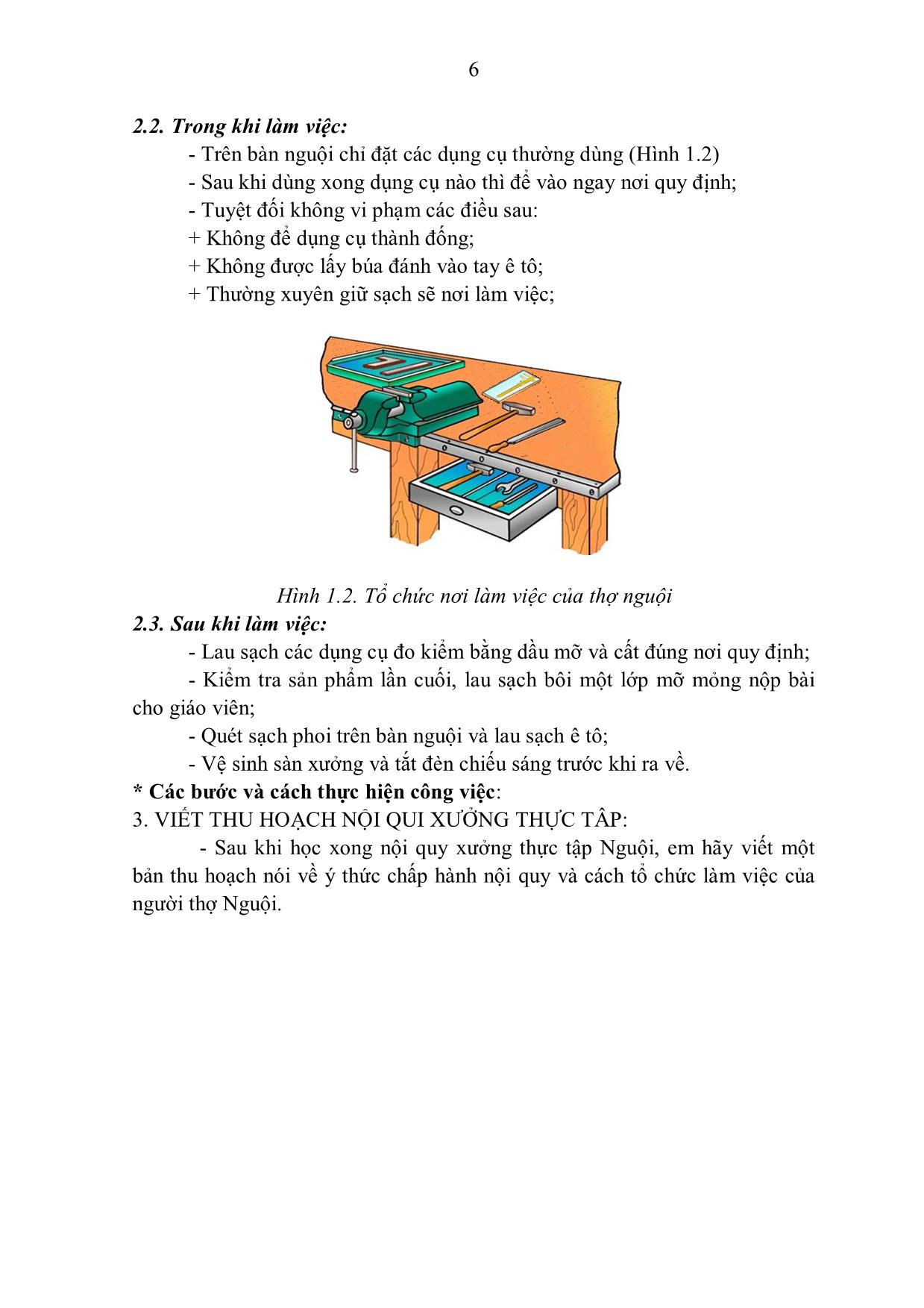 Giáo trình Mô đun Thực tập nguội - Kỹ thuật máy lạnh và điều hòa không khí trang 7