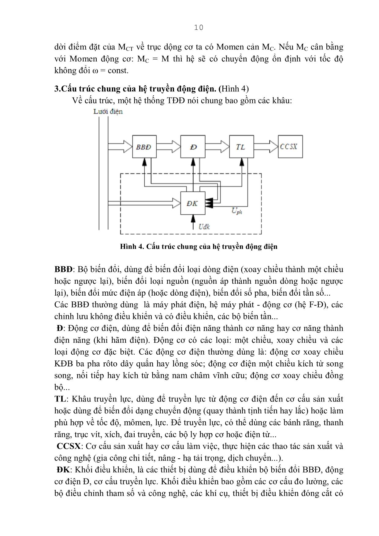 Giáo trình Mô đun Truyền động điện - Điện công nghiệp trang 10