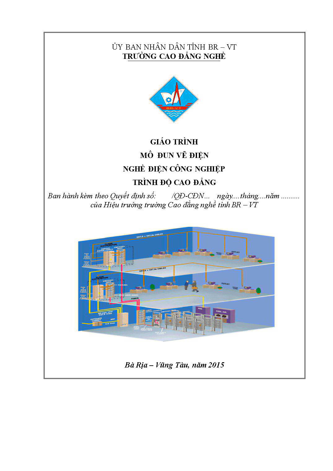 Giáo trình Mô đun Vẽ điện - Nghề điện công nghiệp trang 1