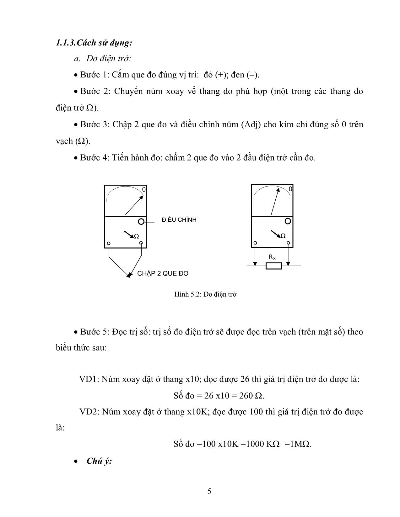 Giáo trình môn Điện cơ bản trang 5