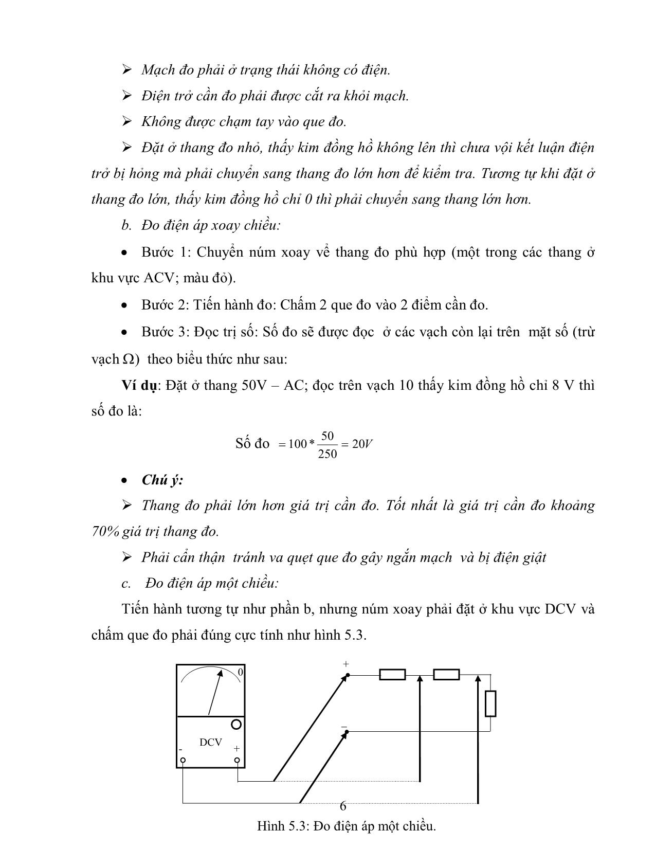 Giáo trình môn Điện cơ bản trang 6
