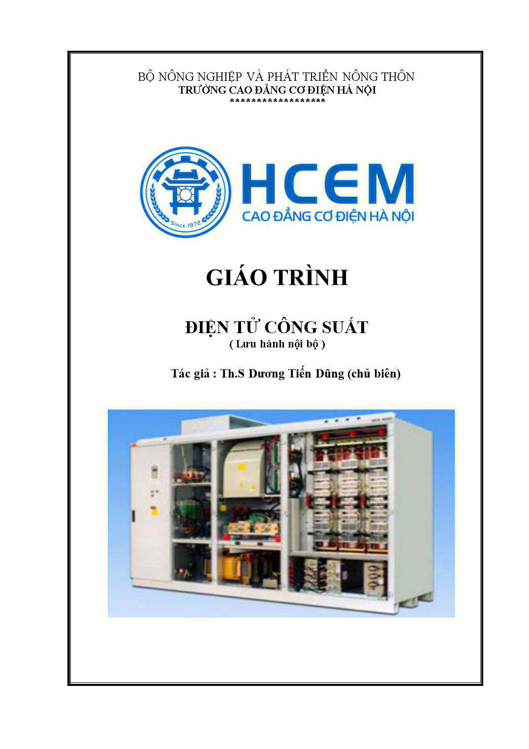 Giáo trình môn Điện tử công suất trang 1