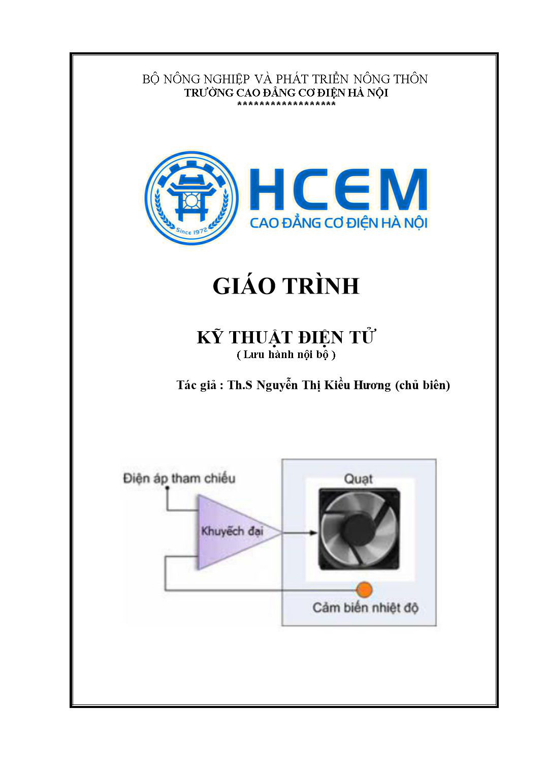 Giáo trình môn Kỹ thuật điện tử trang 1