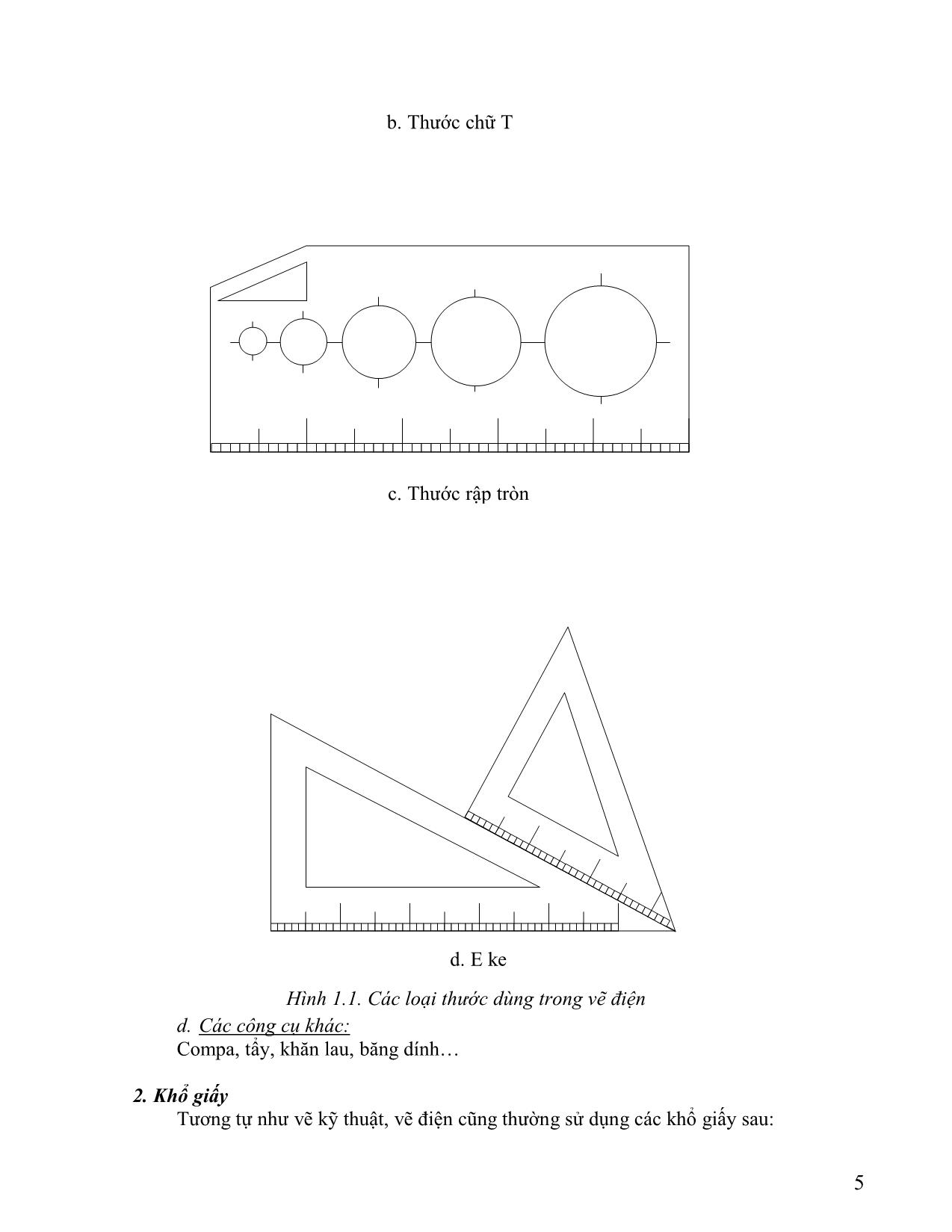 Giáo trình môn Vẽ điện trang 5