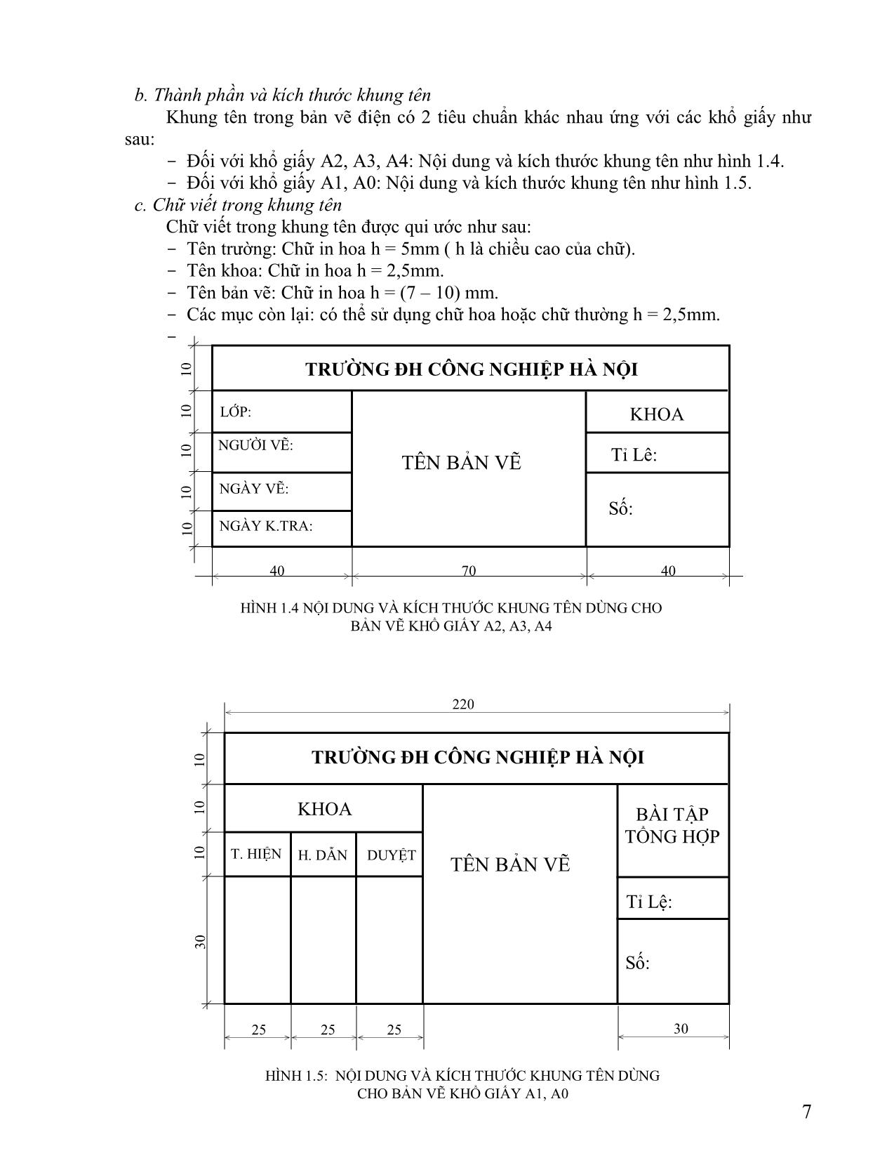 Giáo trình môn Vẽ điện trang 7