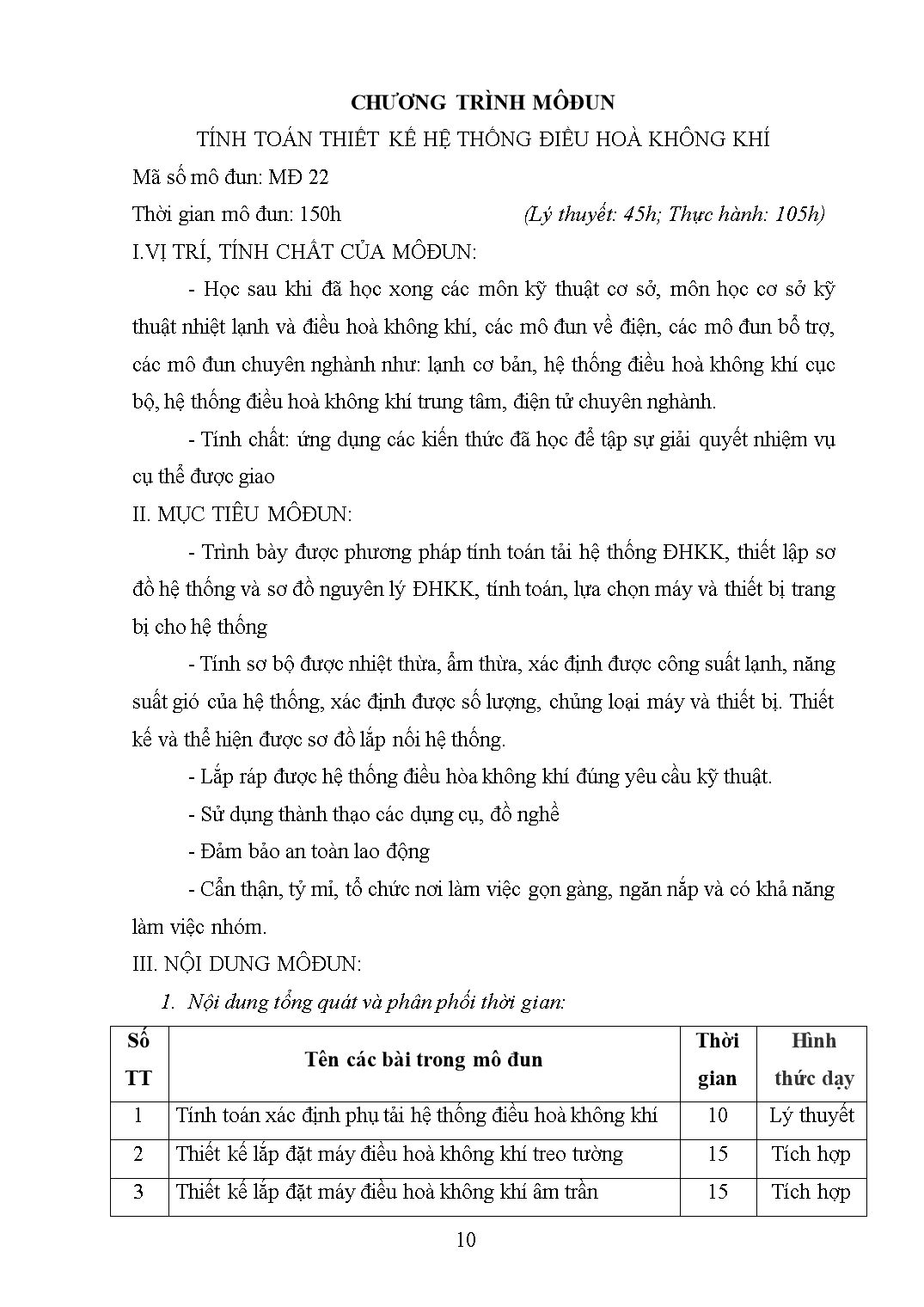 Giáo trình Tính toán thiết kế hệ thống điều hòa không khí - Kỹ thuật máy lạnh và điều hòa không khí trang 10