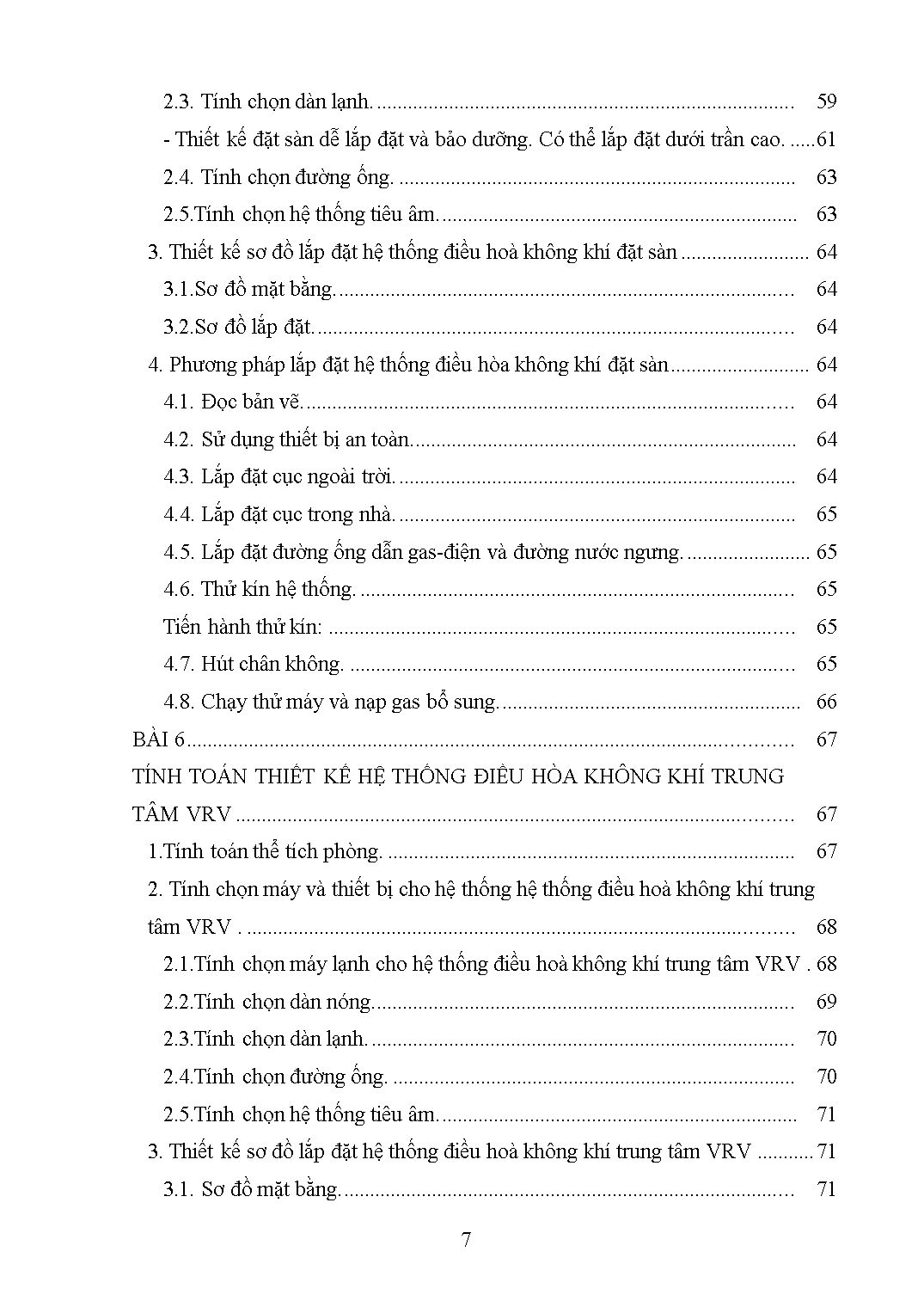 Giáo trình Tính toán thiết kế hệ thống điều hòa không khí - Kỹ thuật máy lạnh và điều hòa không khí trang 7