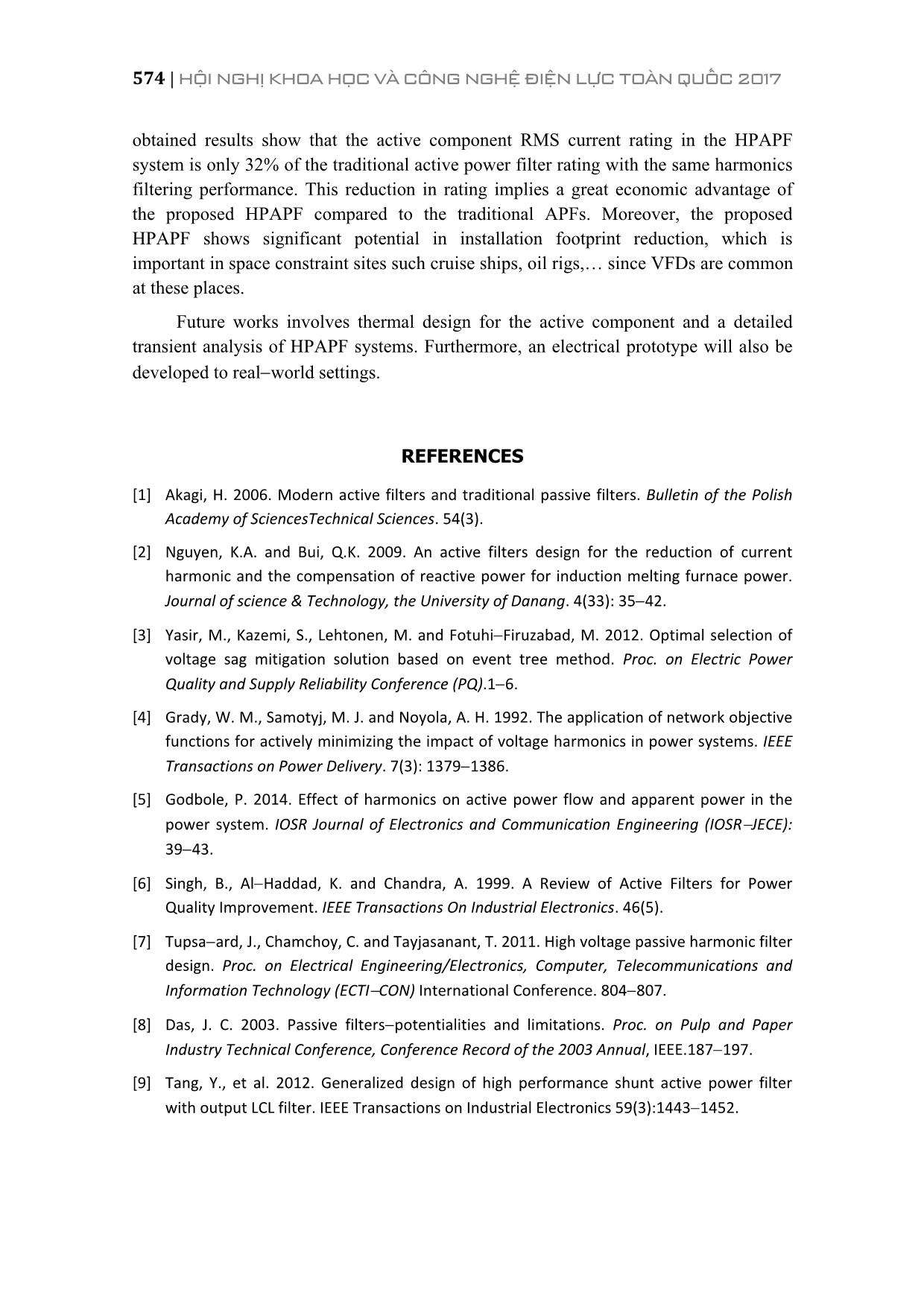 Hybrid active power filter method in frequency domain for quality improvement in variable frequency drive applications trang 10