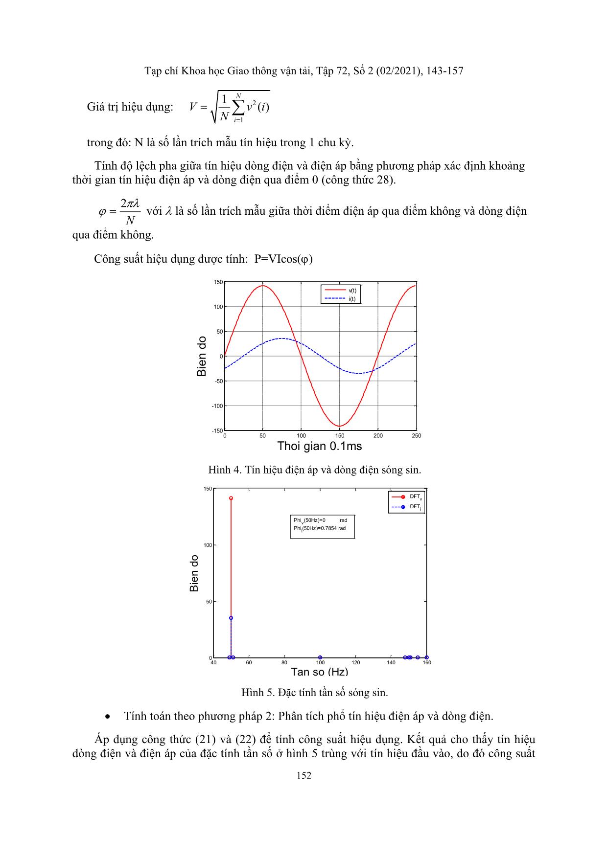 Improving computing efficiency in electric power measurement using goertzel algorithm trang 10