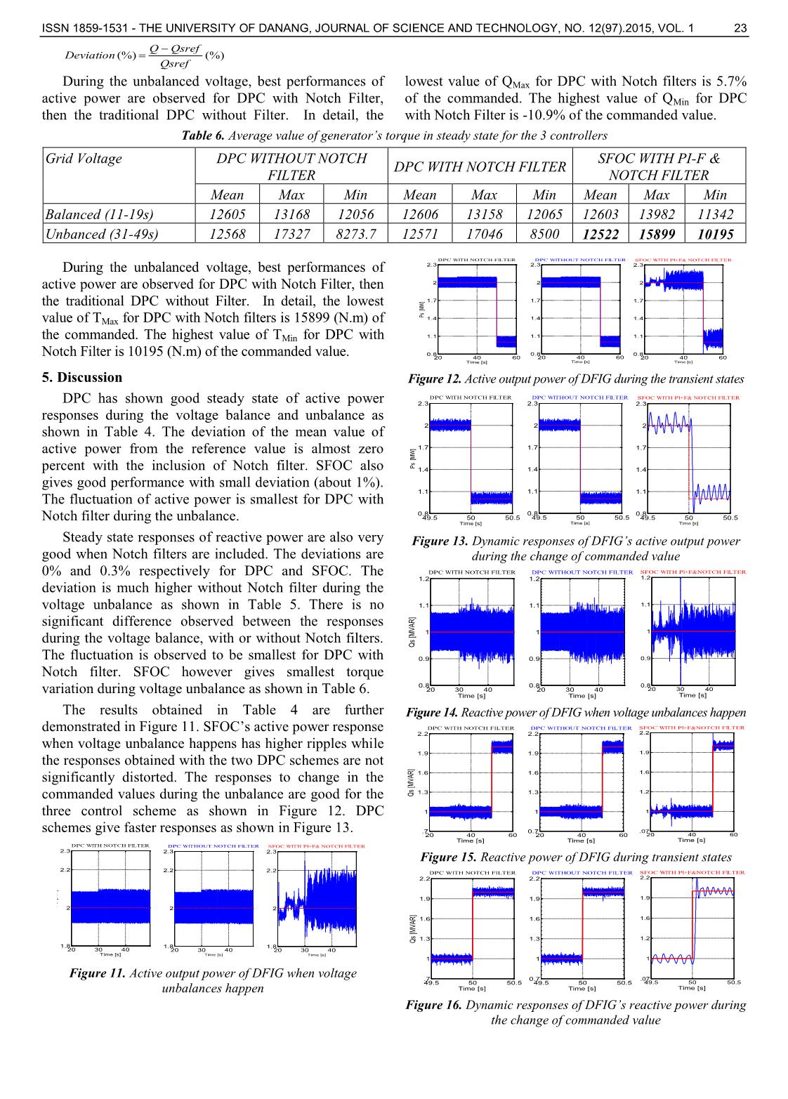 Improving stability for independent power control of dfig with sfoc and dpc during grid unbalance trang 4