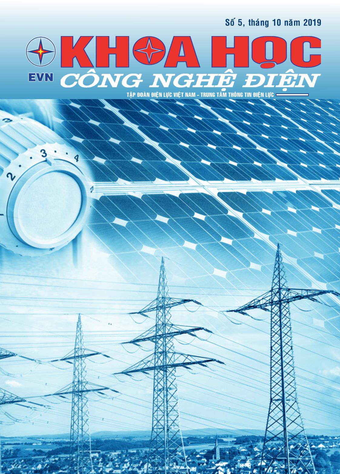 Khoa học công nghệ điện - Số 5 - Năm 2019 trang 1