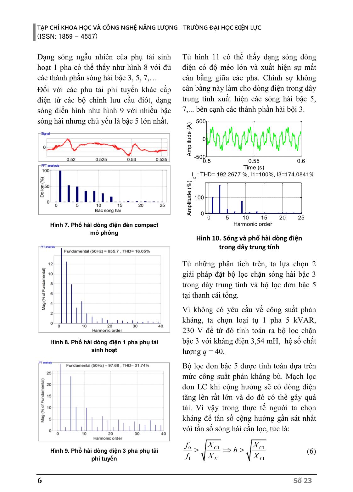 Mô phỏng sóng hài và biện pháp giảm trừ sóng hài trong các tòa nhà cao tầng thương mại hỗn hợp trang 6