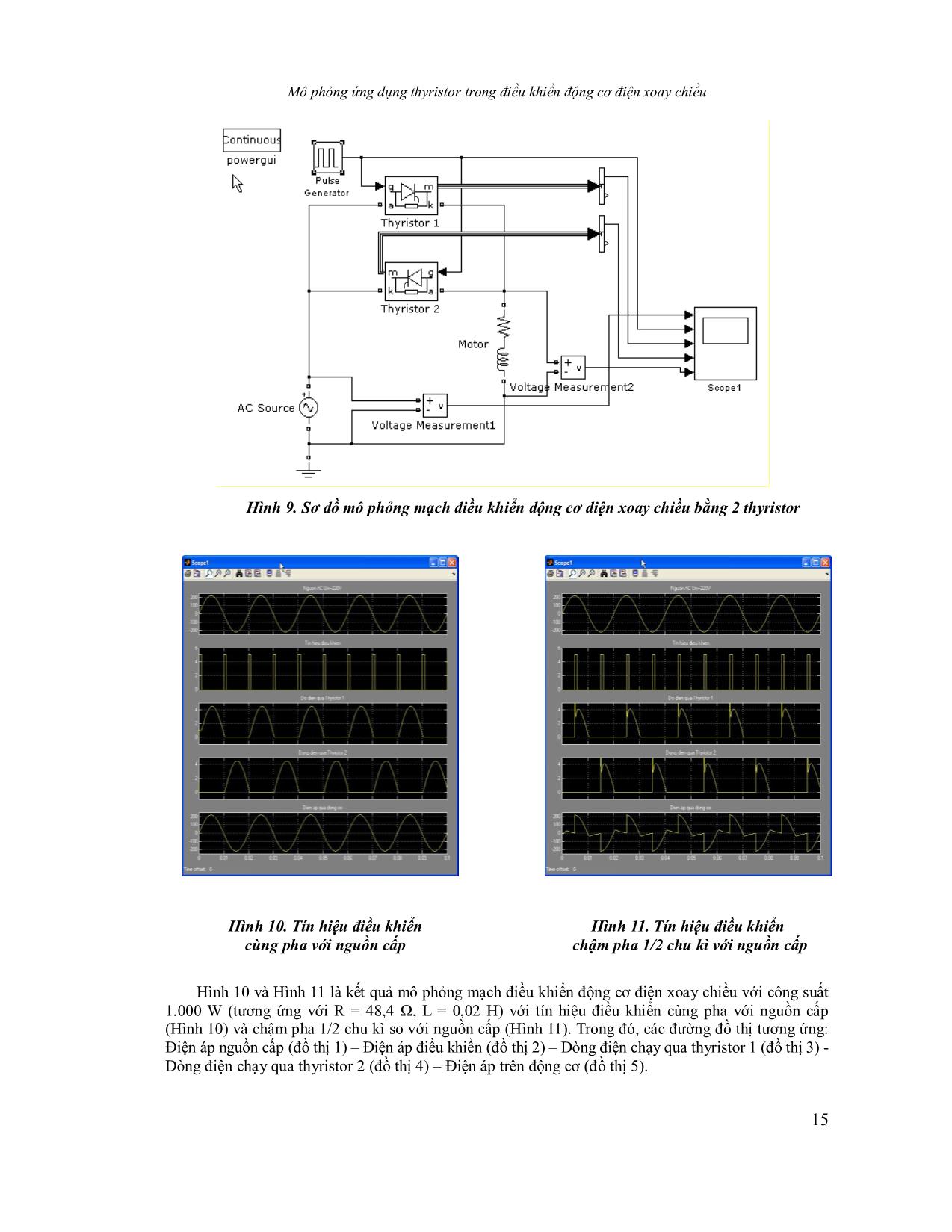 Mô phỏng ứng dụng thyristor trong điều khiển động cơ điện xoay chiều trang 7