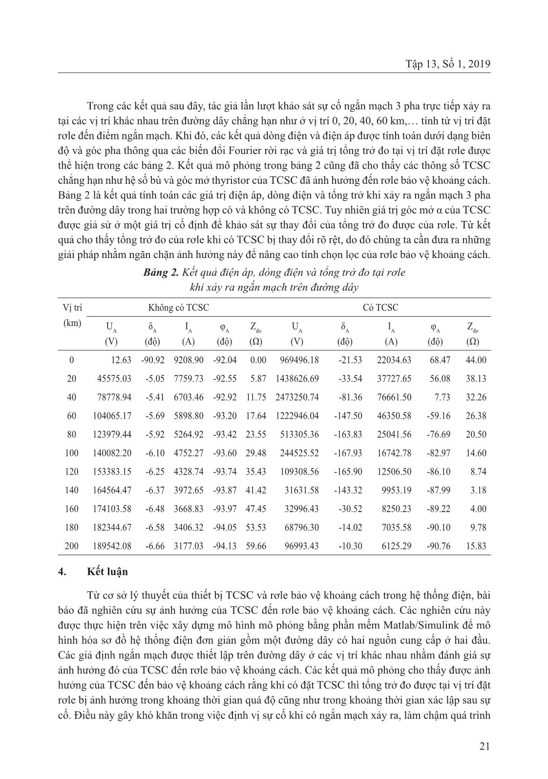 Nghiên cứu ảnh hưởng của thiết bị TCSC đến rơle bảo vệ khoảng cách trên đường dây truyền tải điện năng trang 9