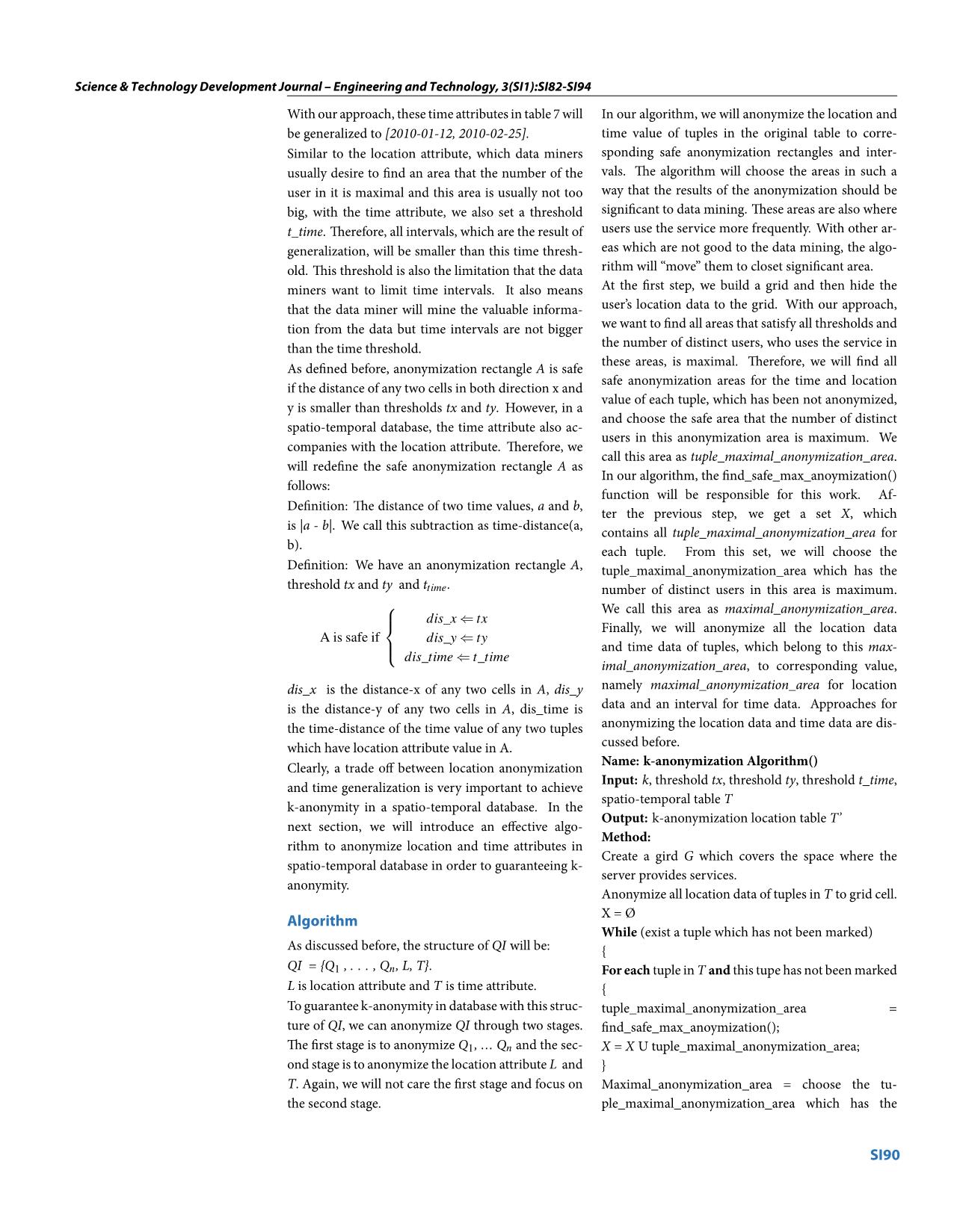 Privacy preserving spatio-temporal databases based on k-anonymity trang 9